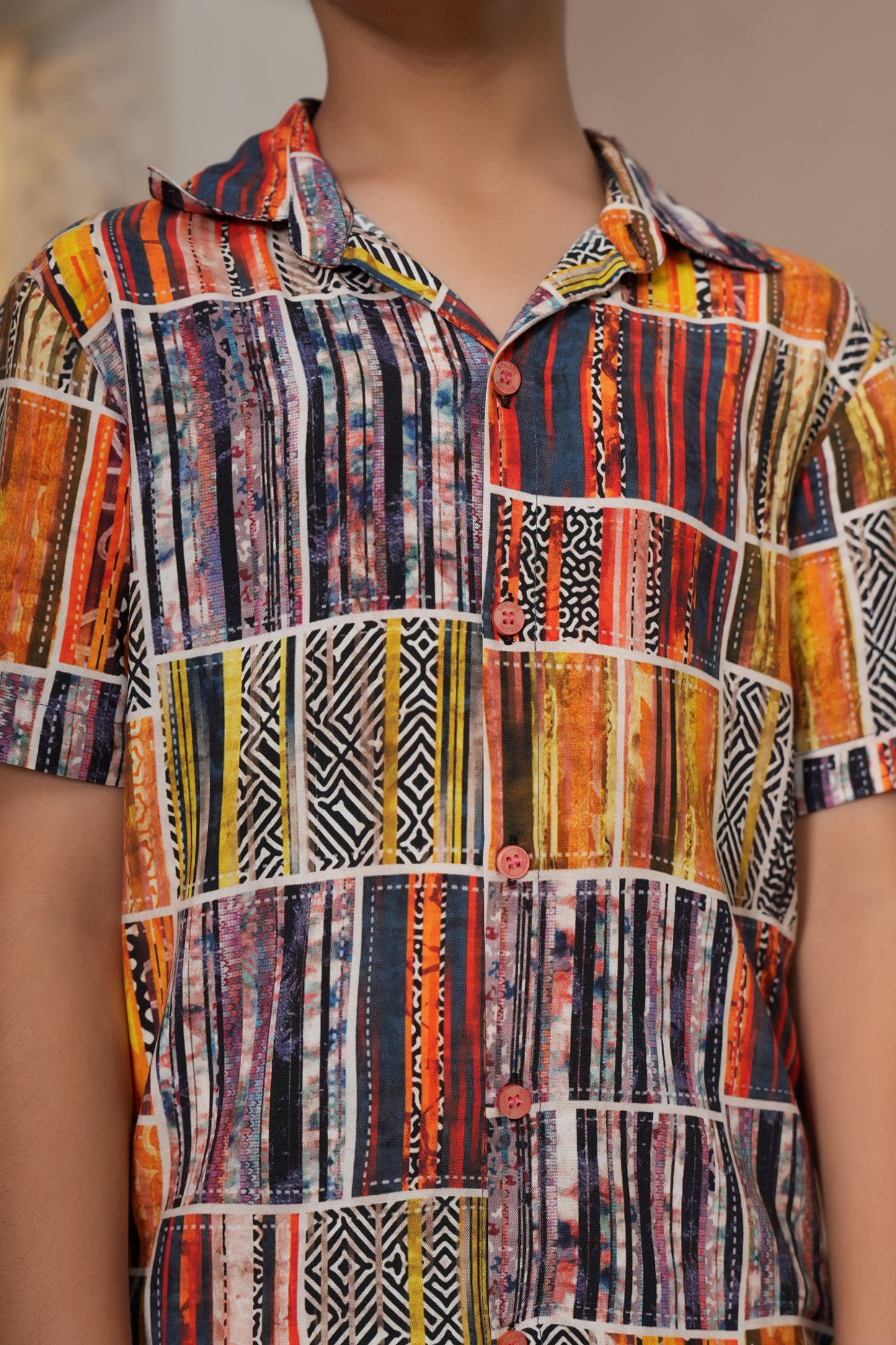 Boys Beach Co Ord Set – Shirt and Shorts Vacation Outfit