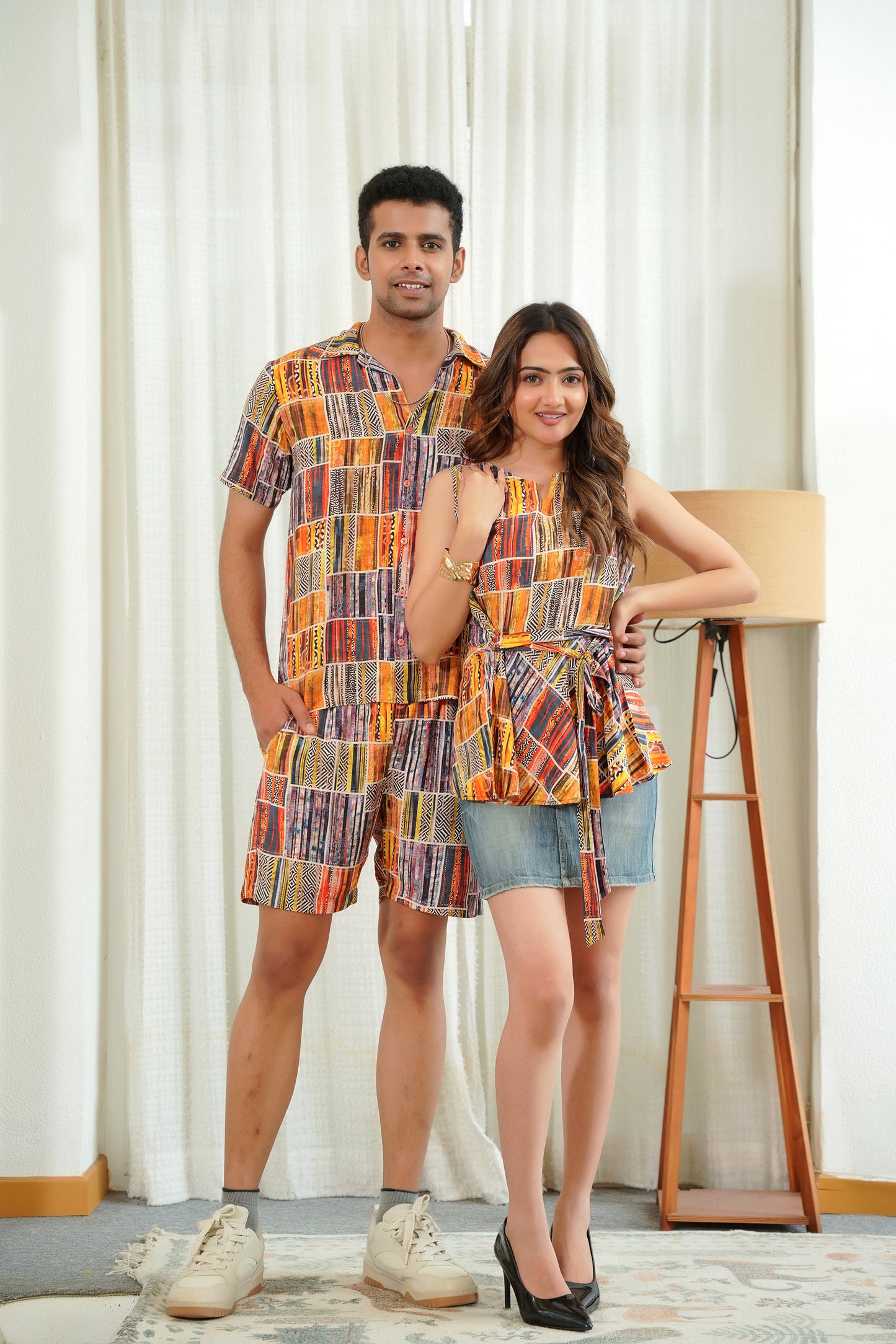 Couple Matching Dress Set – Vacation Dinner and Getaway Outfit