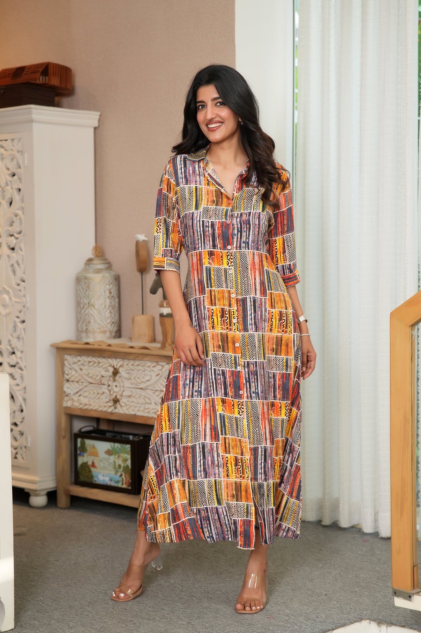 Girls Sleeveless Beach Dress – Vacation and Birthday Outfit