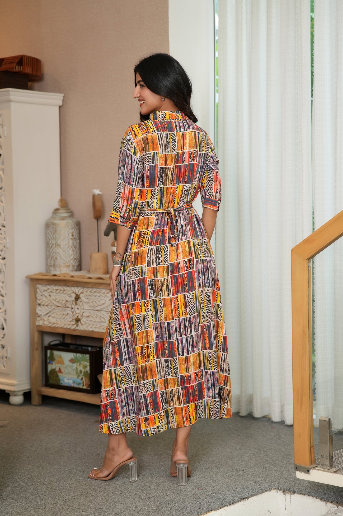 Girls Sleeveless Beach Dress – Vacation and Birthday Outfit