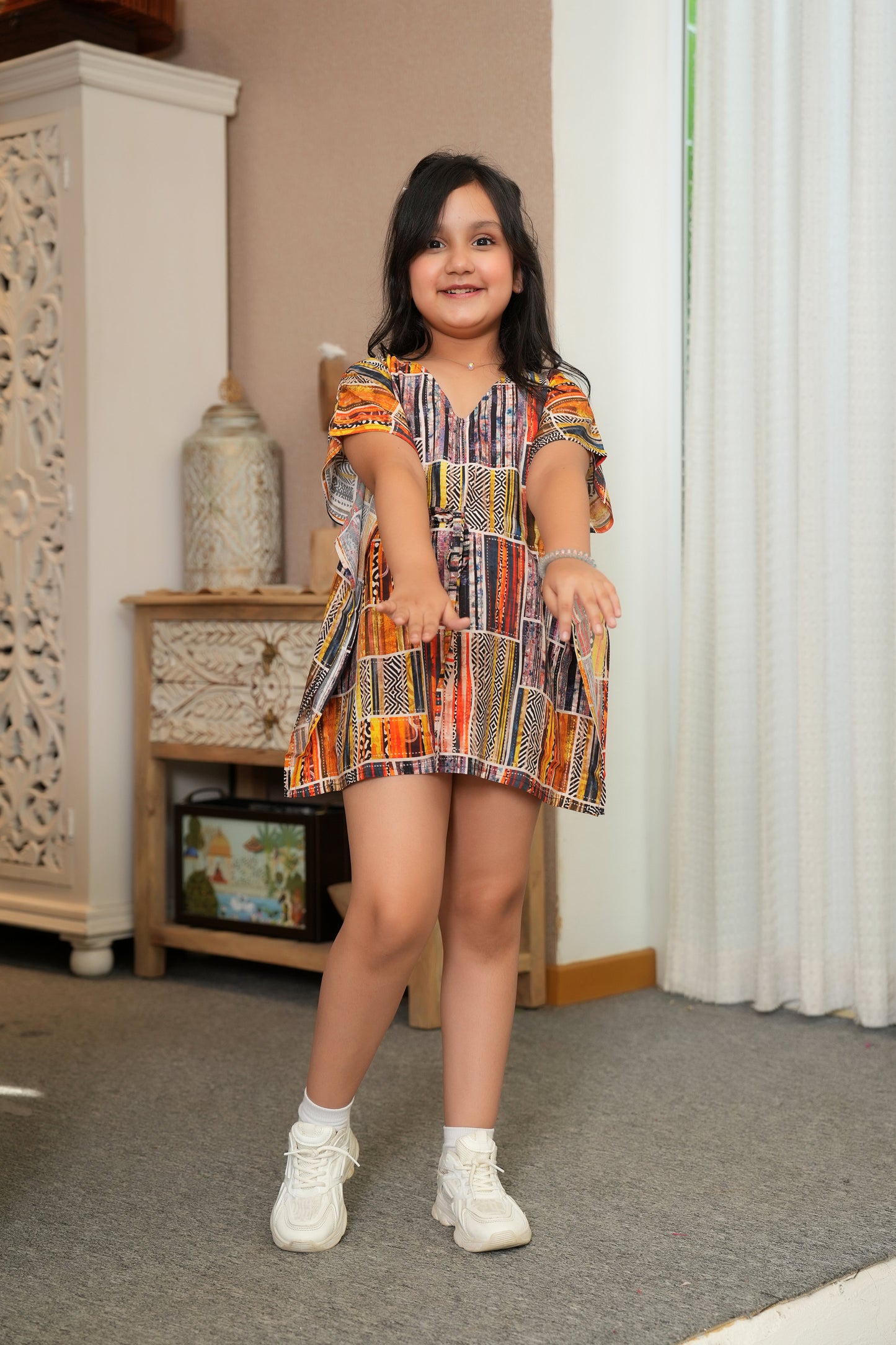 Girls Kaftan Dress – Vacation and Pool Party Wear