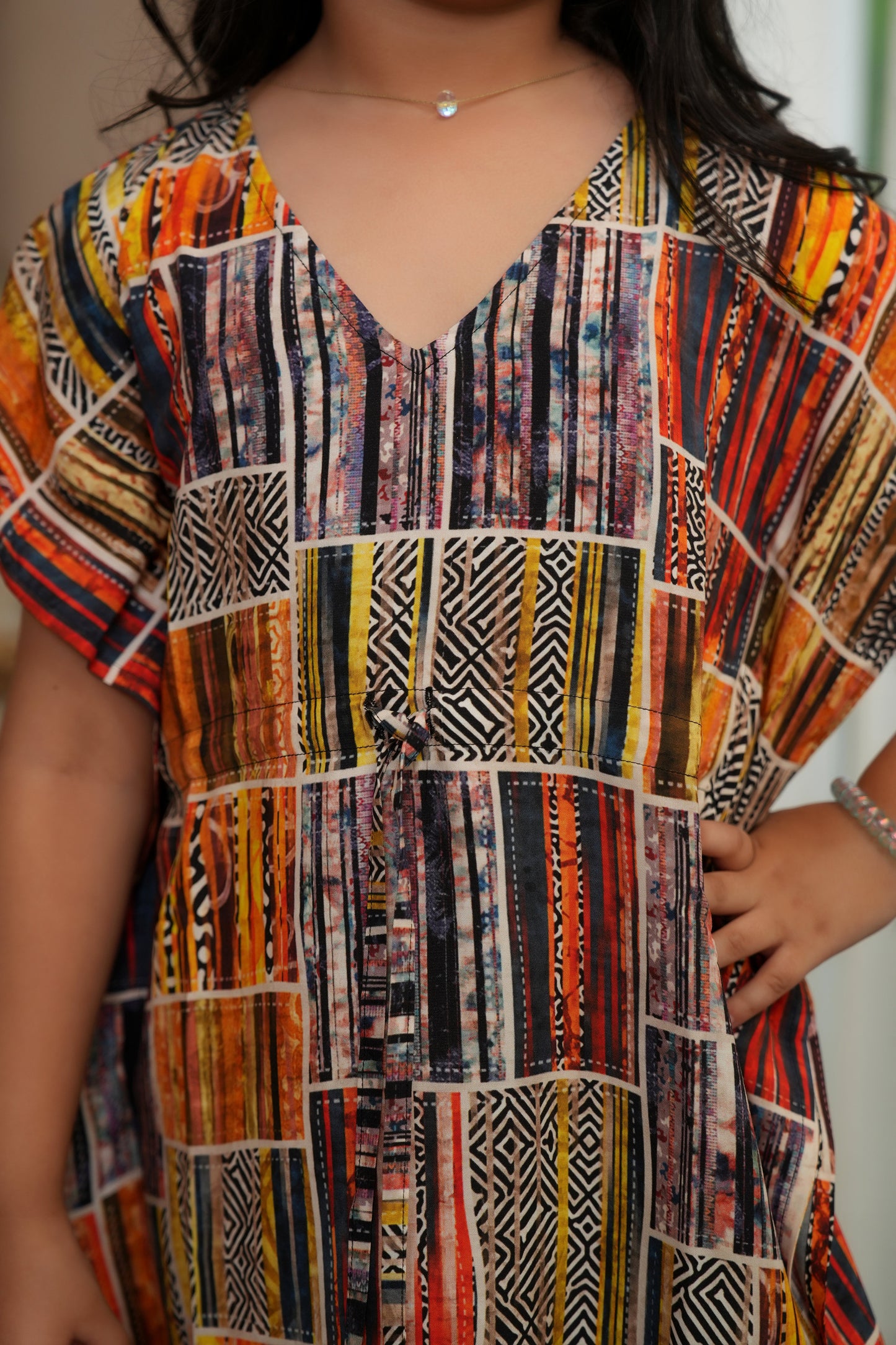 Girls Kaftan Dress – Vacation and Pool Party Wear