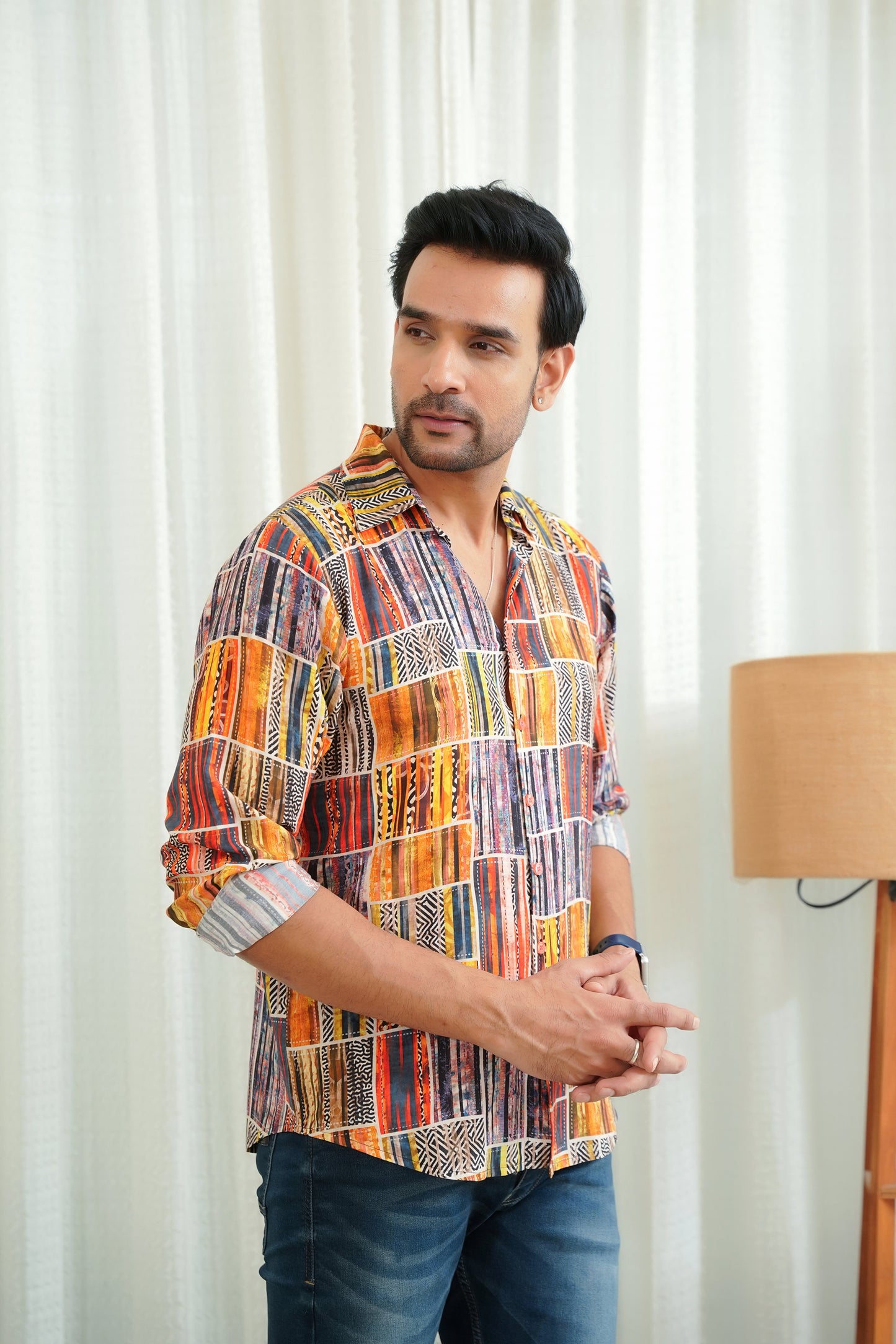 Mens Full Sleeve Resort Shirt – Vacation and Dinner Wear