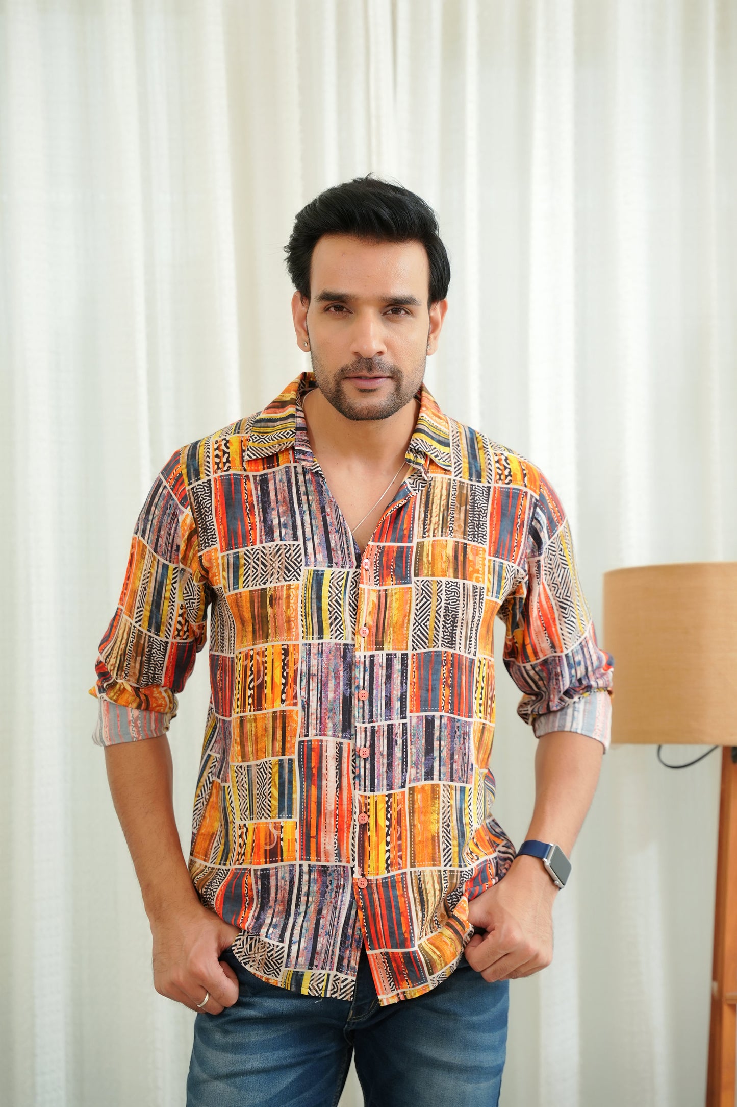 Mens Full Sleeve Resort Shirt – Vacation and Dinner Wear