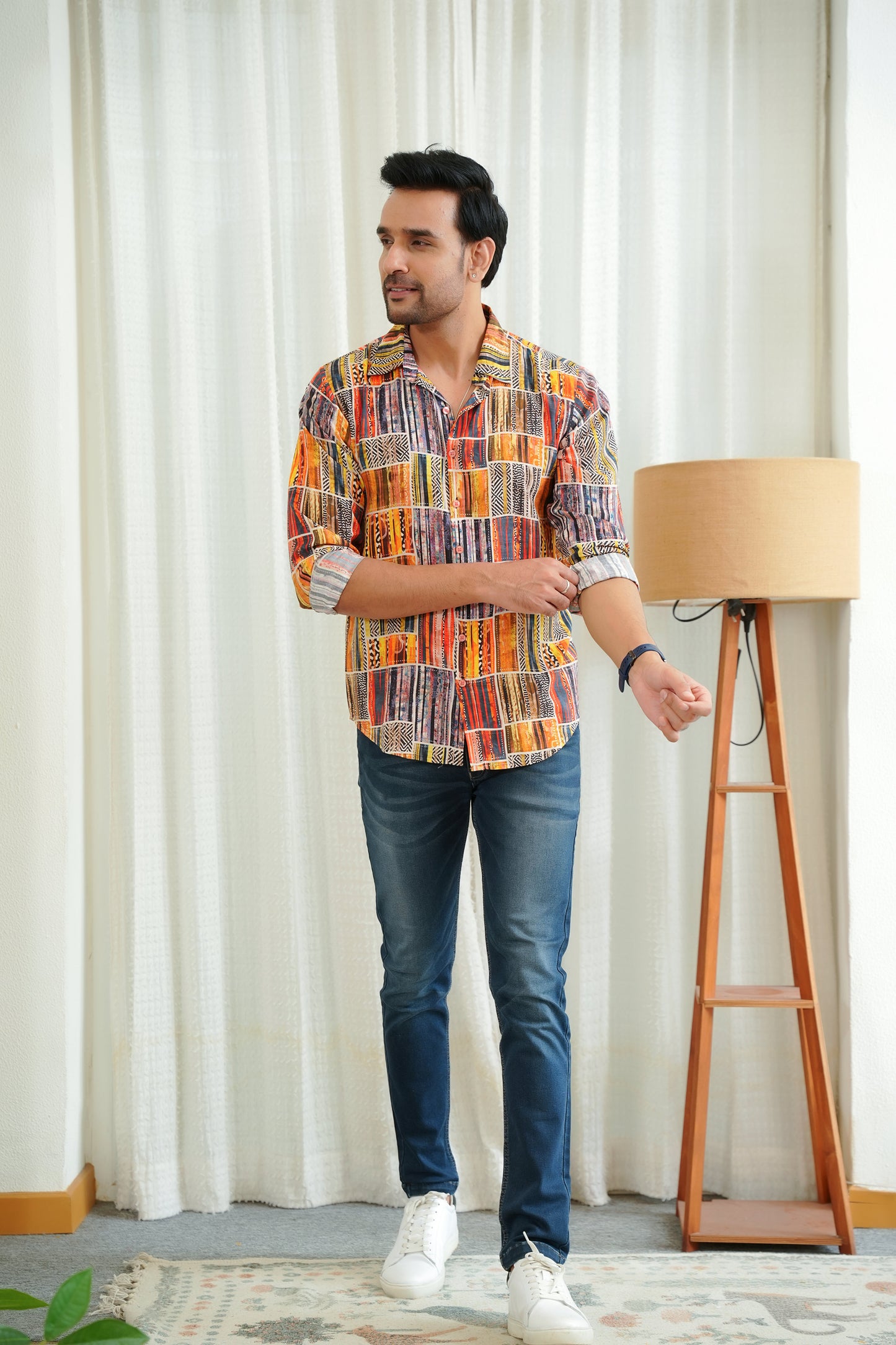 Mens Full Sleeve Resort Shirt – Vacation and Dinner Wear