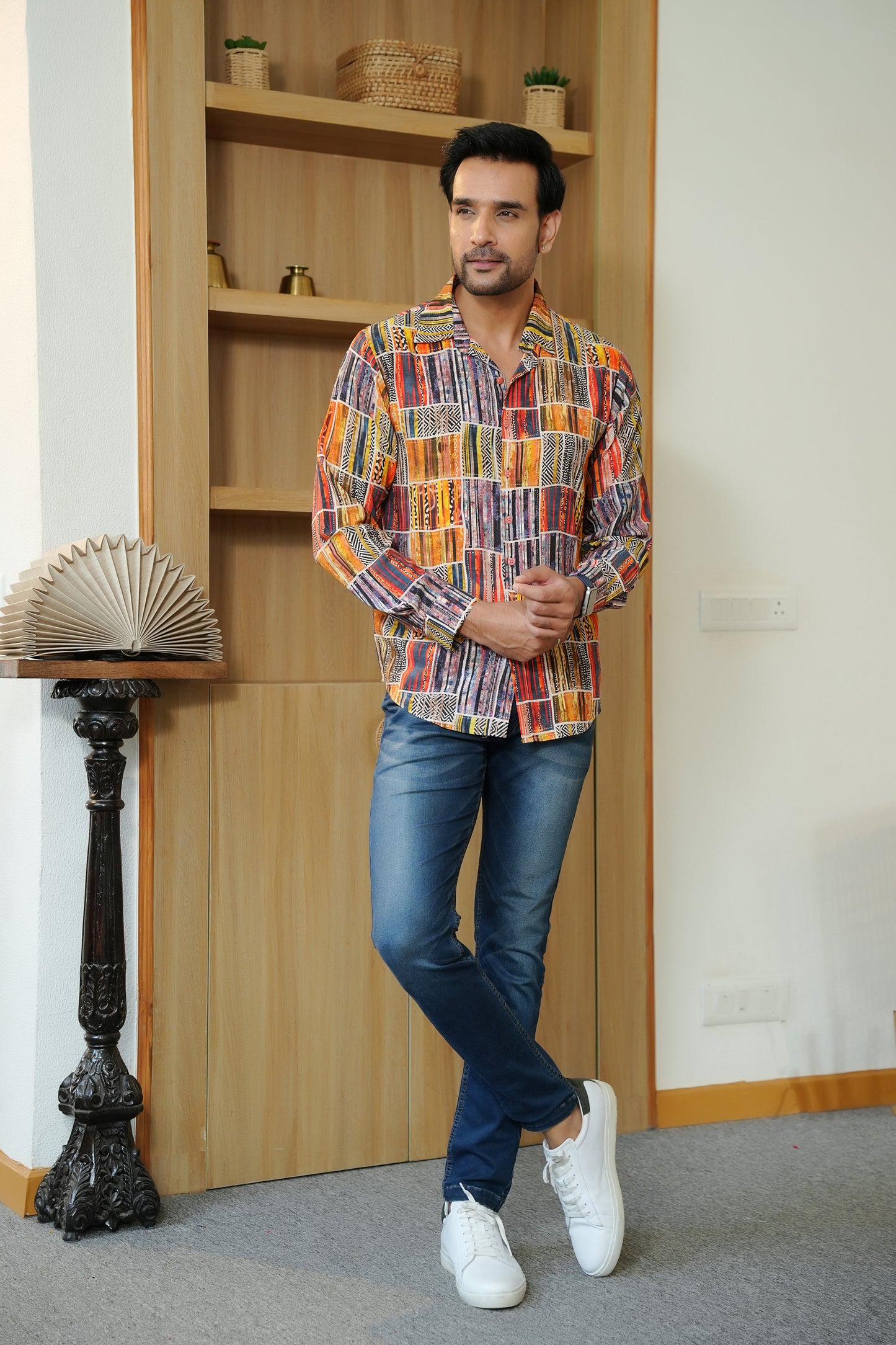 Mens Full Sleeve Resort Shirt – Vacation and Dinner Wear