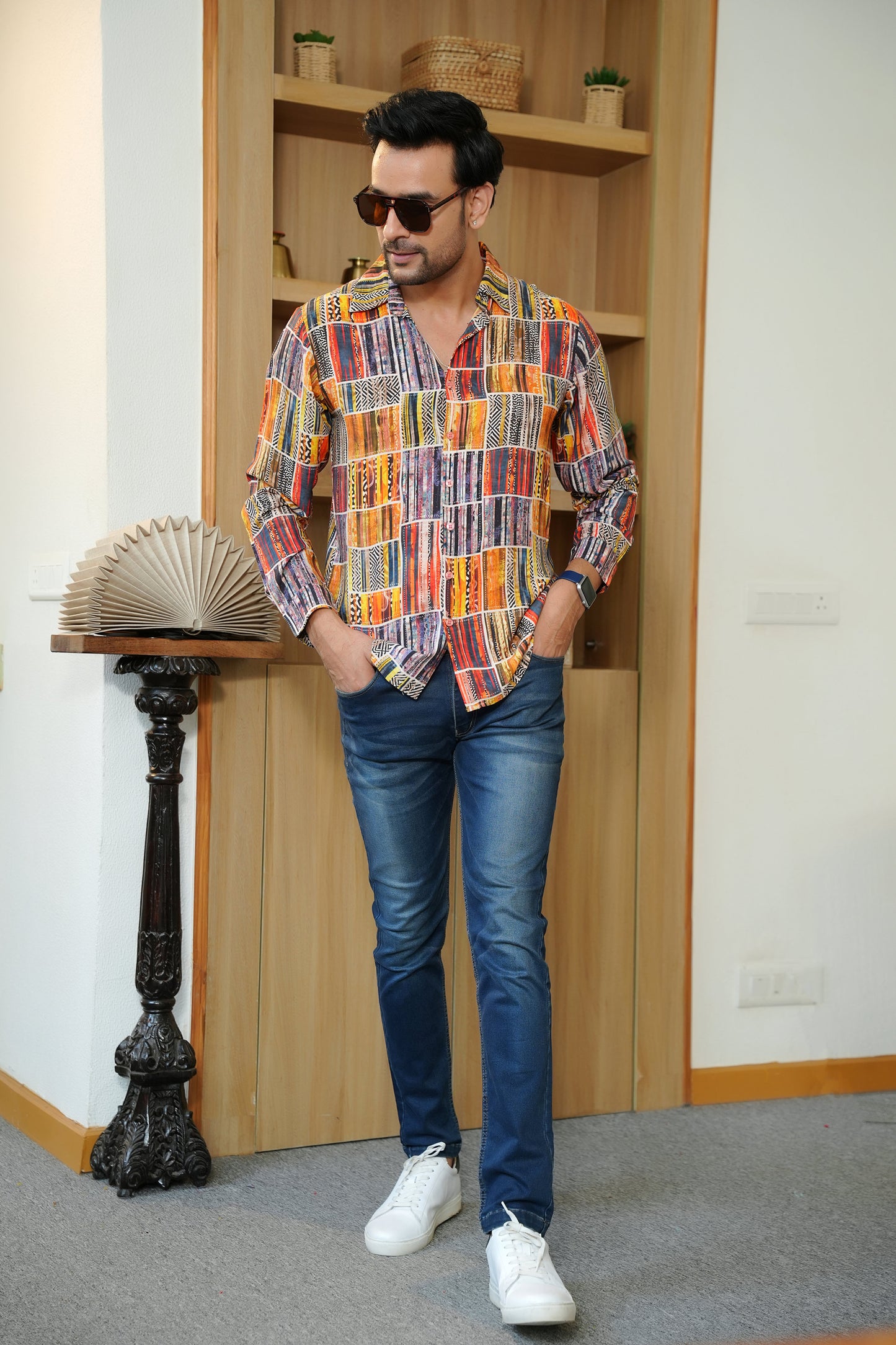 Mens Full Sleeve Resort Shirt – Vacation and Dinner Wear