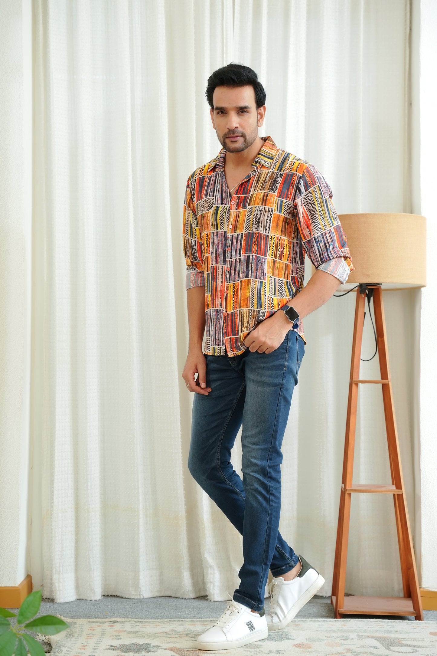 Mens Full Sleeve Resort Shirt – Vacation and Dinner Wear