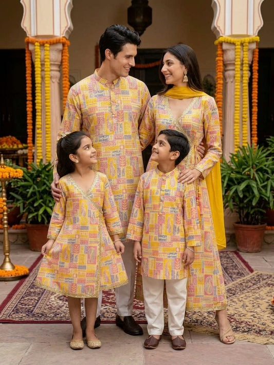 Family Matching Outfits – Cotton Ethnic Wear