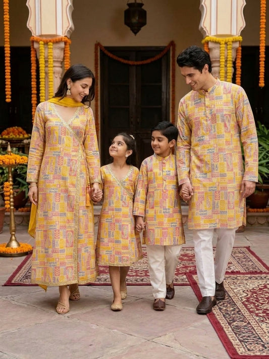 Family Matching Outfits – Cotton Ethnic Wear