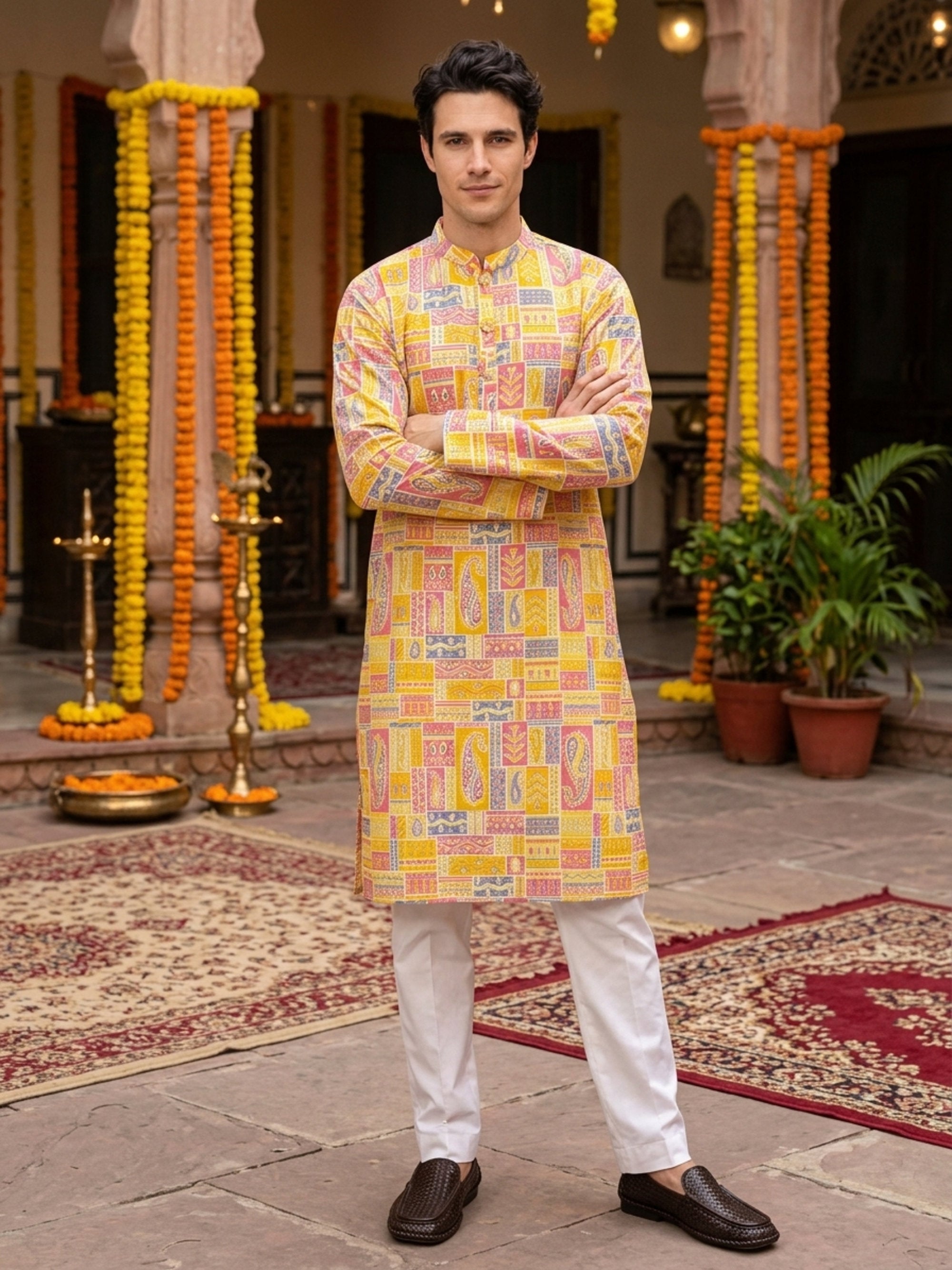 Men’s Cotton Kurta – Traditional Festive Wear