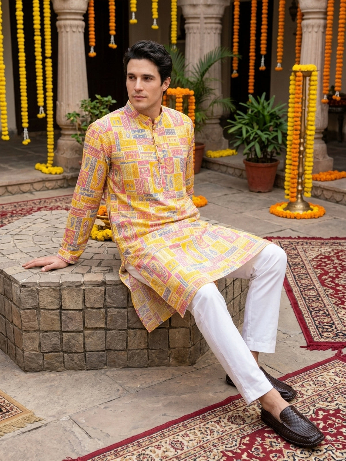Men’s Cotton Kurta – Traditional Festive Wear