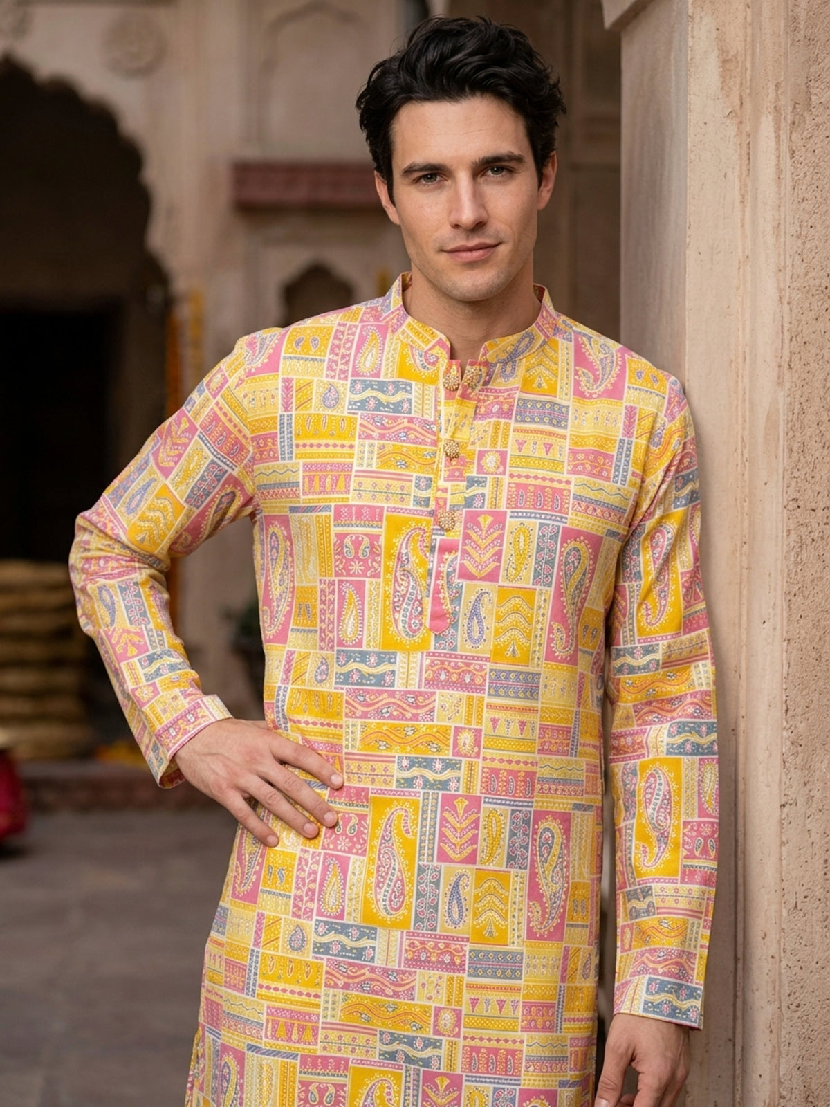 Men’s Cotton Kurta – Traditional Festive Wear