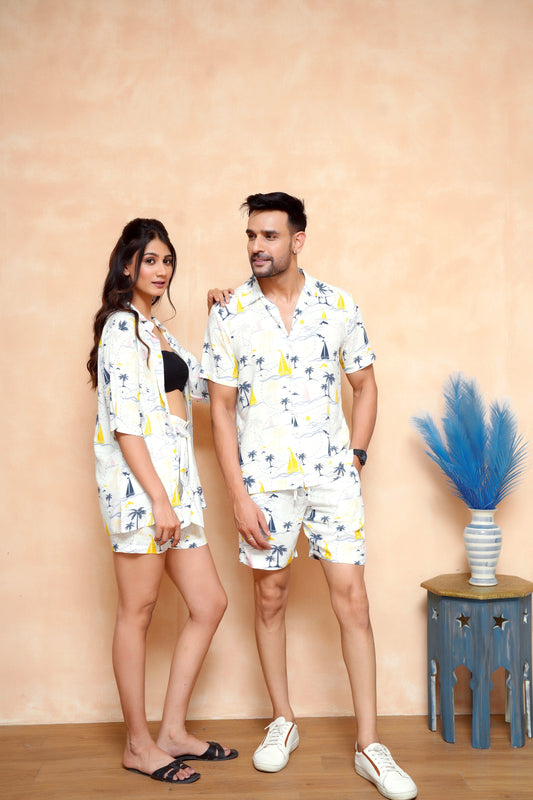 His & Her Matching Summer Co-Ord Sets – Ideal for Beach Getaways
