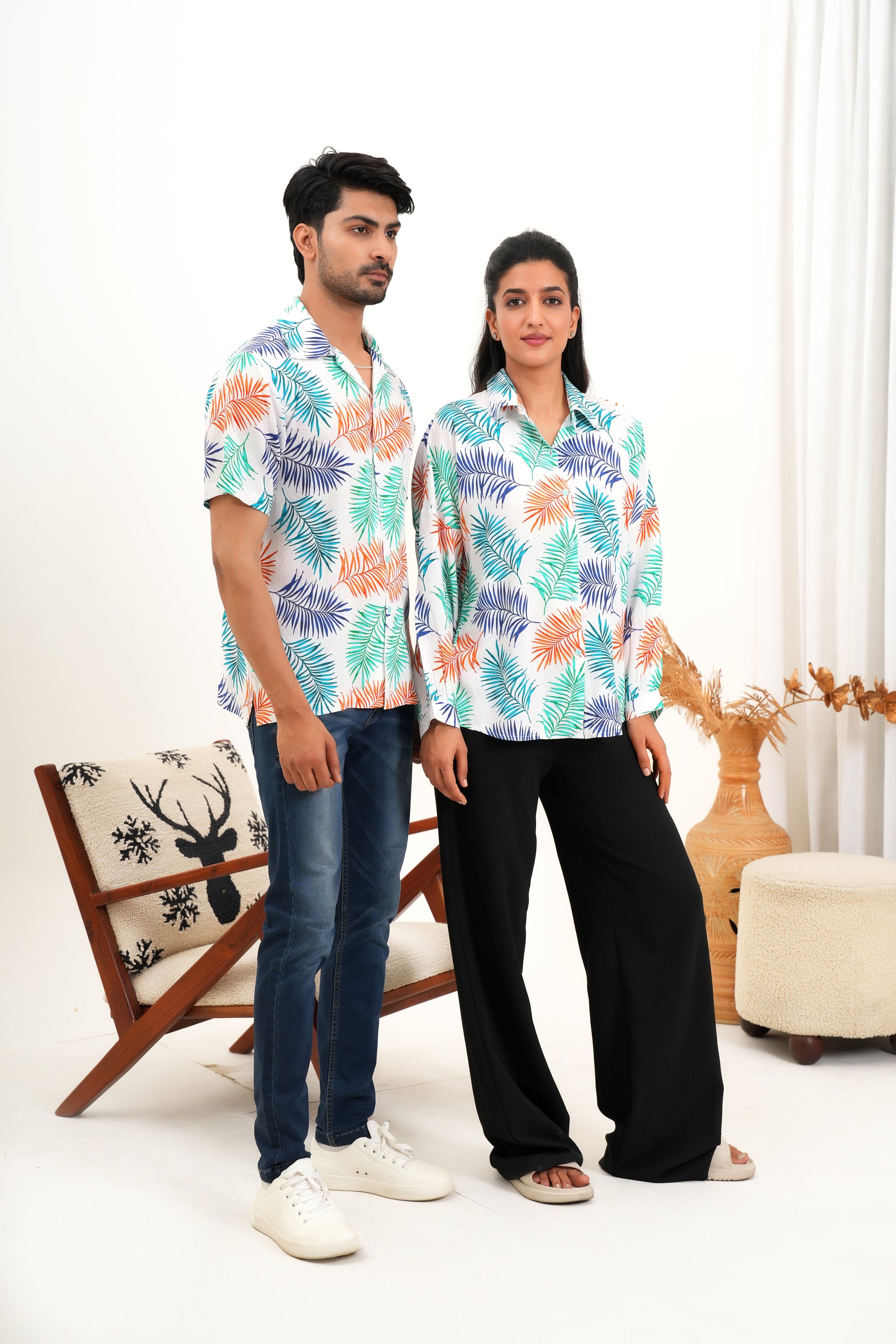 Matching Outfits for Couples – Tropical Cruise & Party Collection