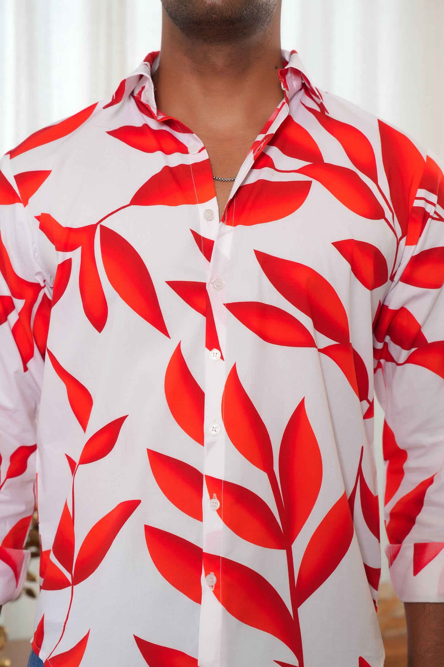 Men Full Sleeve Shirt – Romantic Resort Wear for Dinner and Anniversary