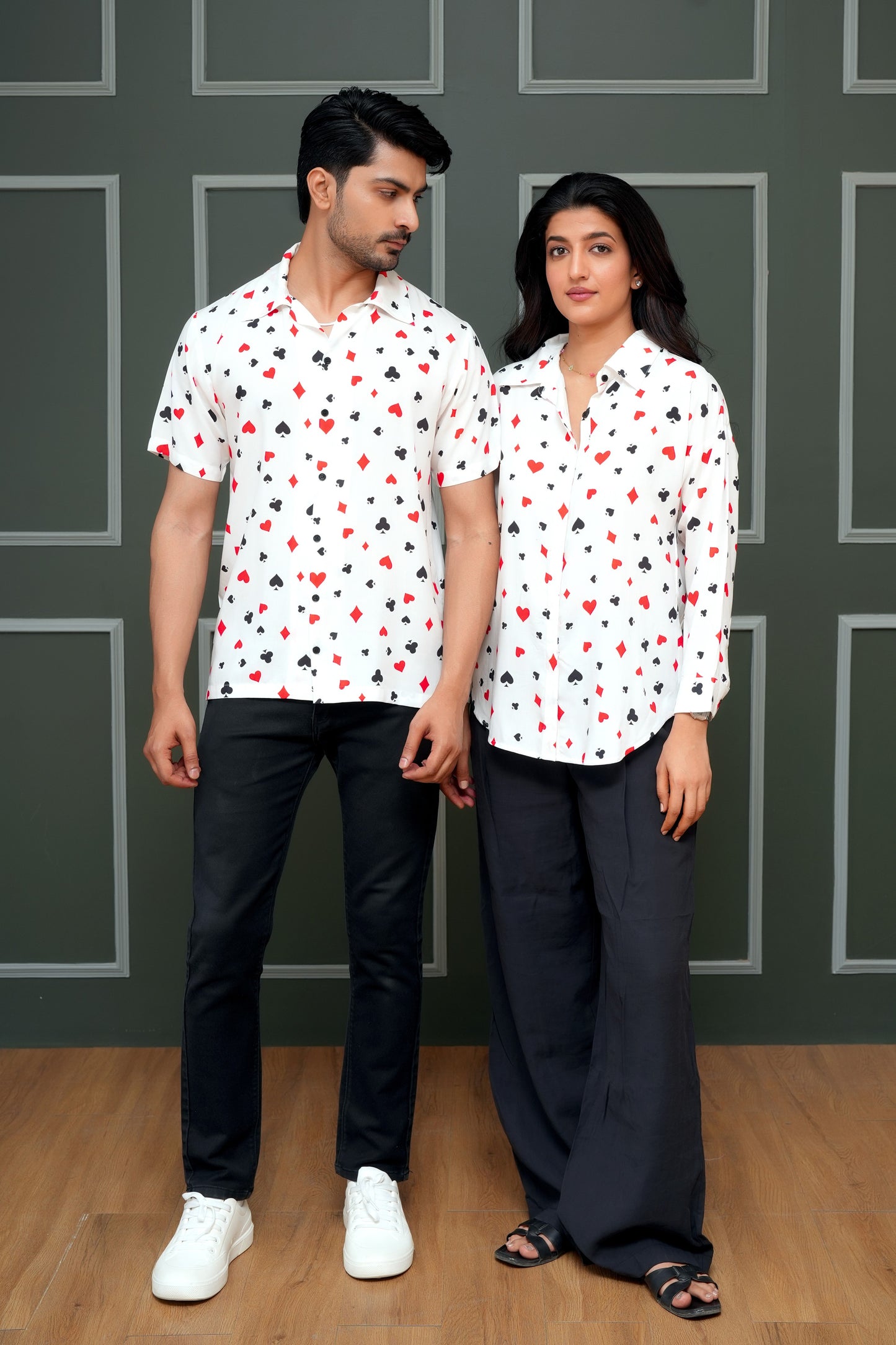 Couple Printed Co-ord Set – Stylish Resortwear