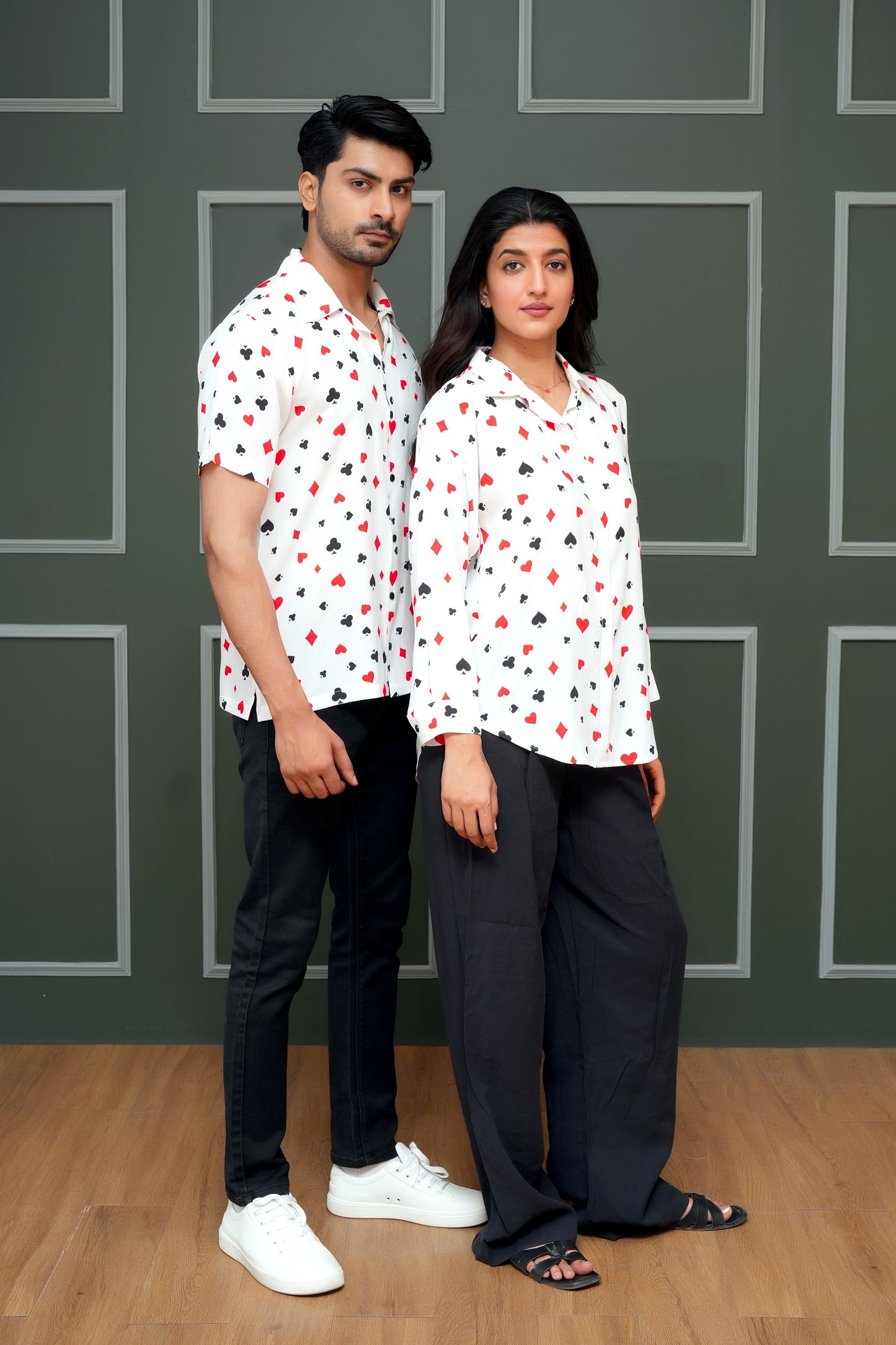 Couple Printed Co-ord Set – Stylish Resortwear