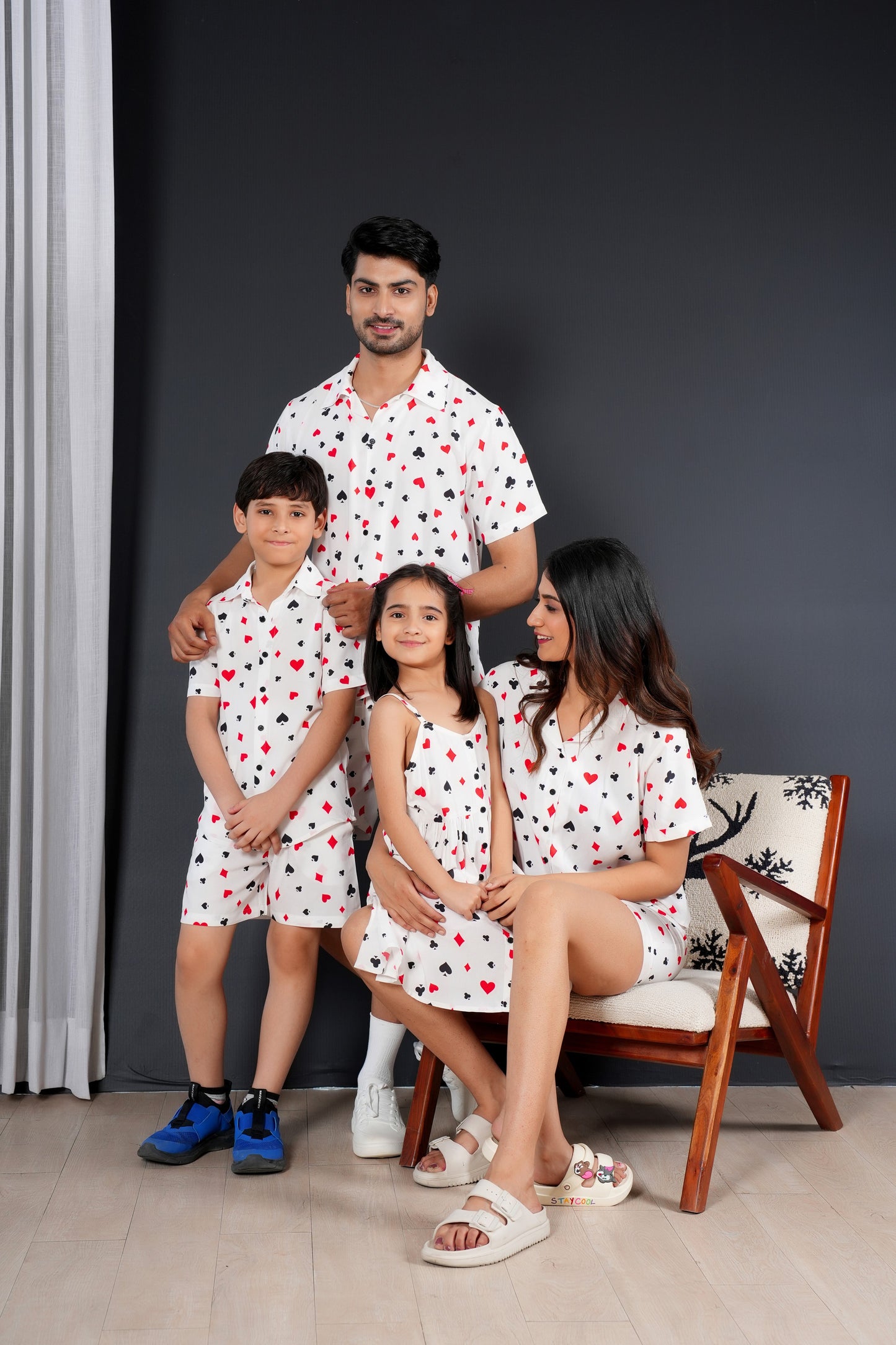 Family Matching Combo – Printed Resort Outfits