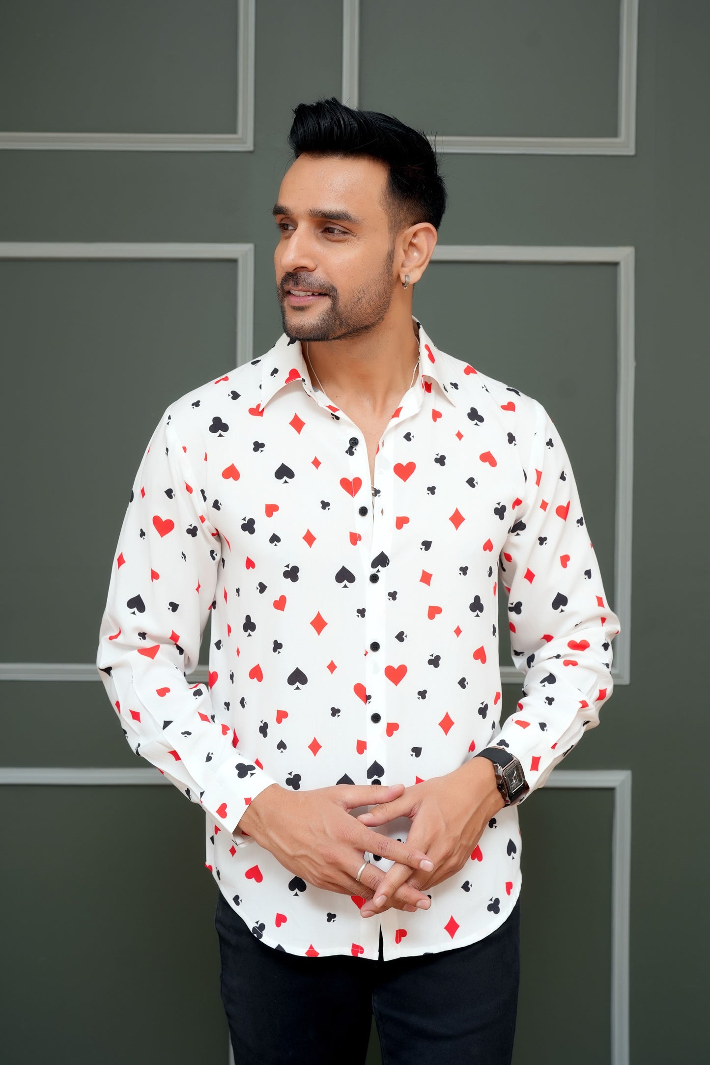 Men’s Full Sleeve Printed Shirt – Everyday Style