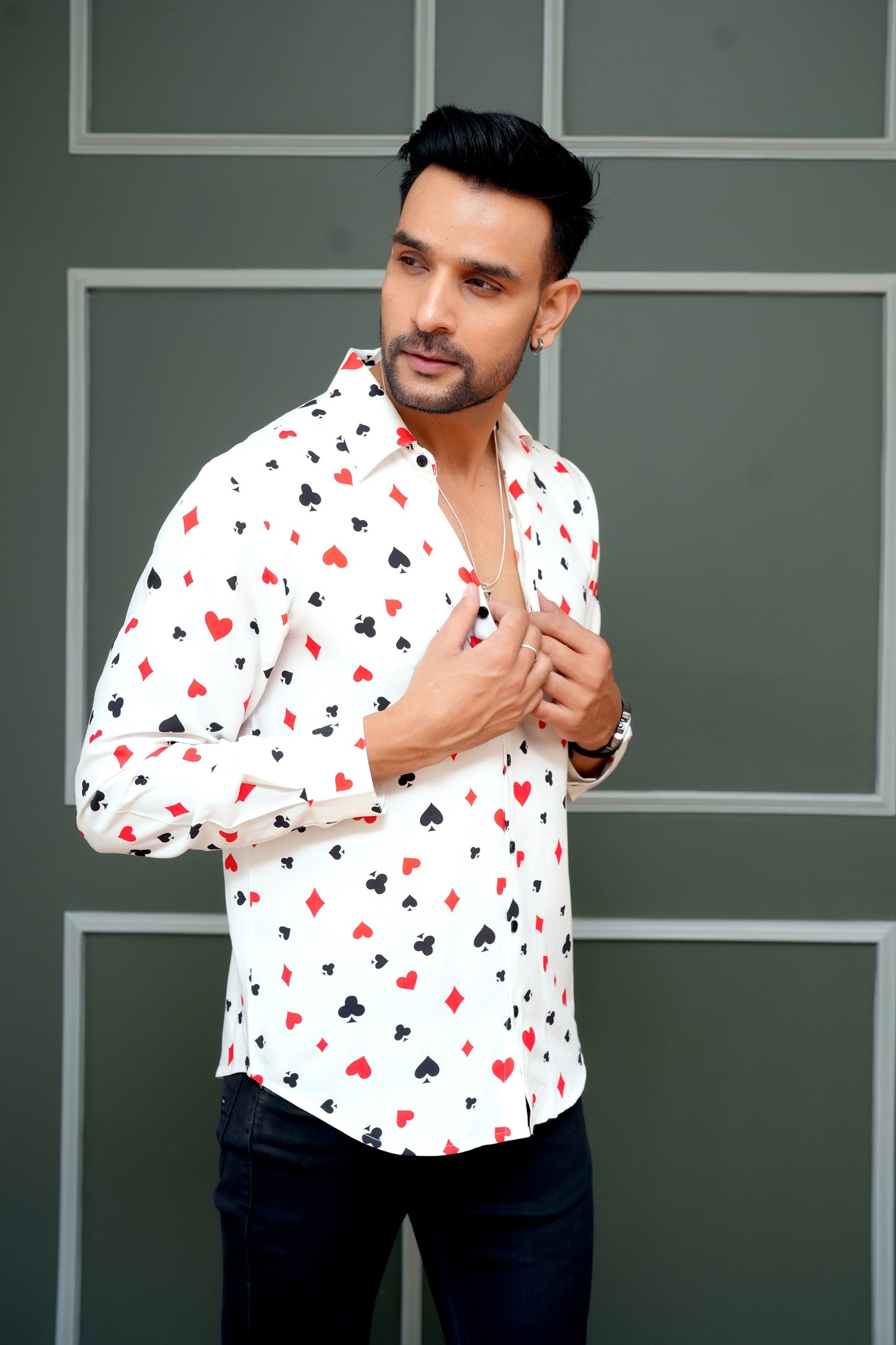 Men’s Full Sleeve Printed Shirt – Everyday Style