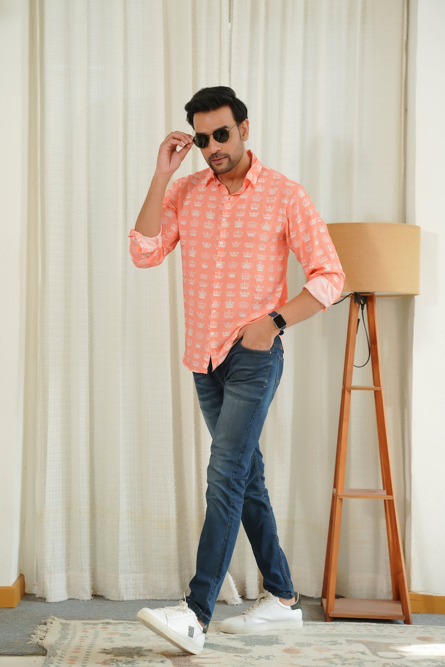 Mens Full Sleeve Resort Shirt – Vacation and Dinner Wear
