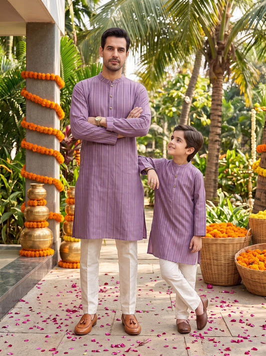 Father & Son Coordinated Kurta Sets – Traditional Wear