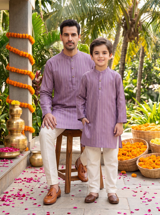 Father & Son Coordinated Kurta Sets – Traditional Wear