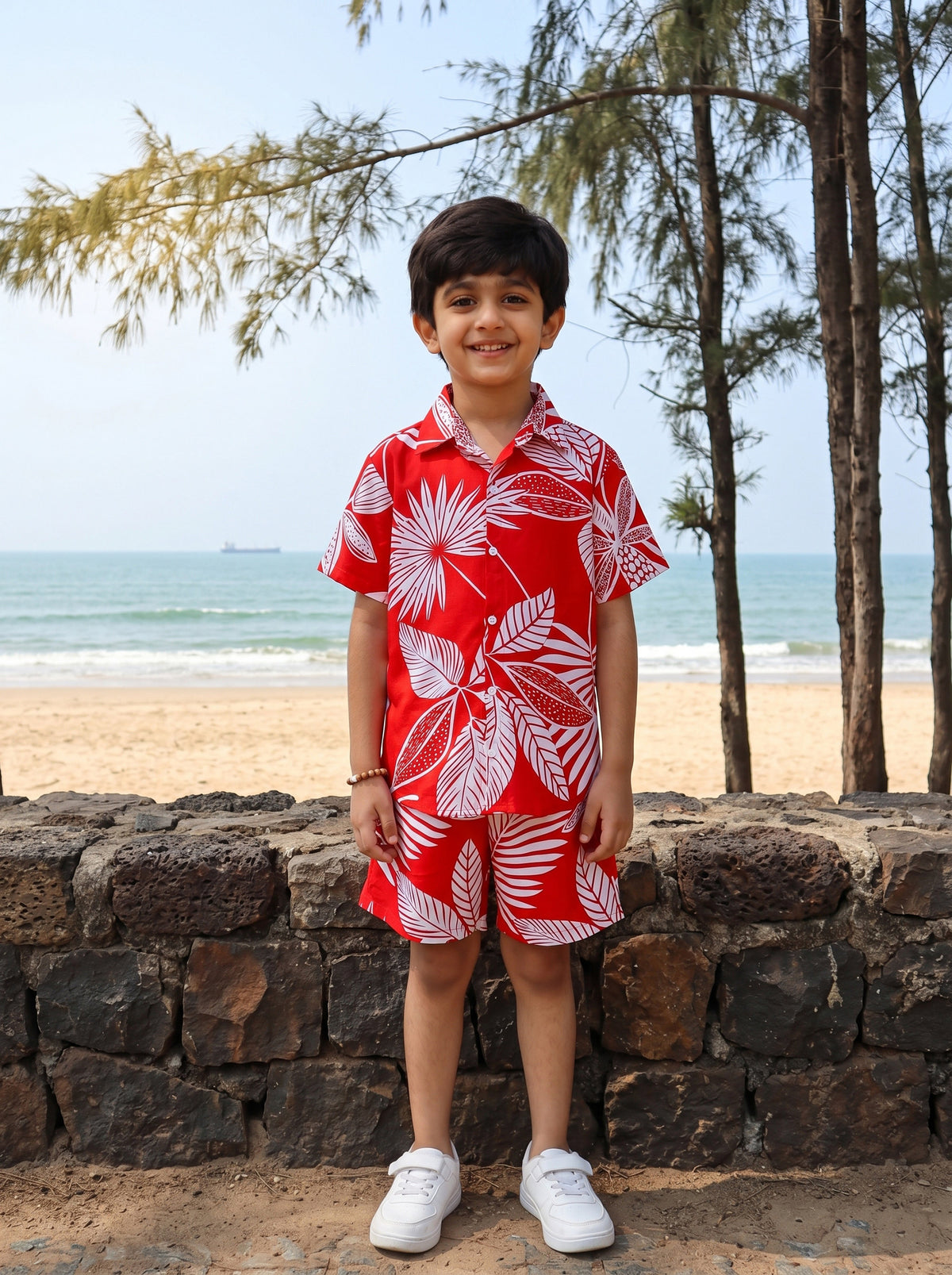 Boys Tropical Co-Ord Set – Beach Vacation & Birthday Wear