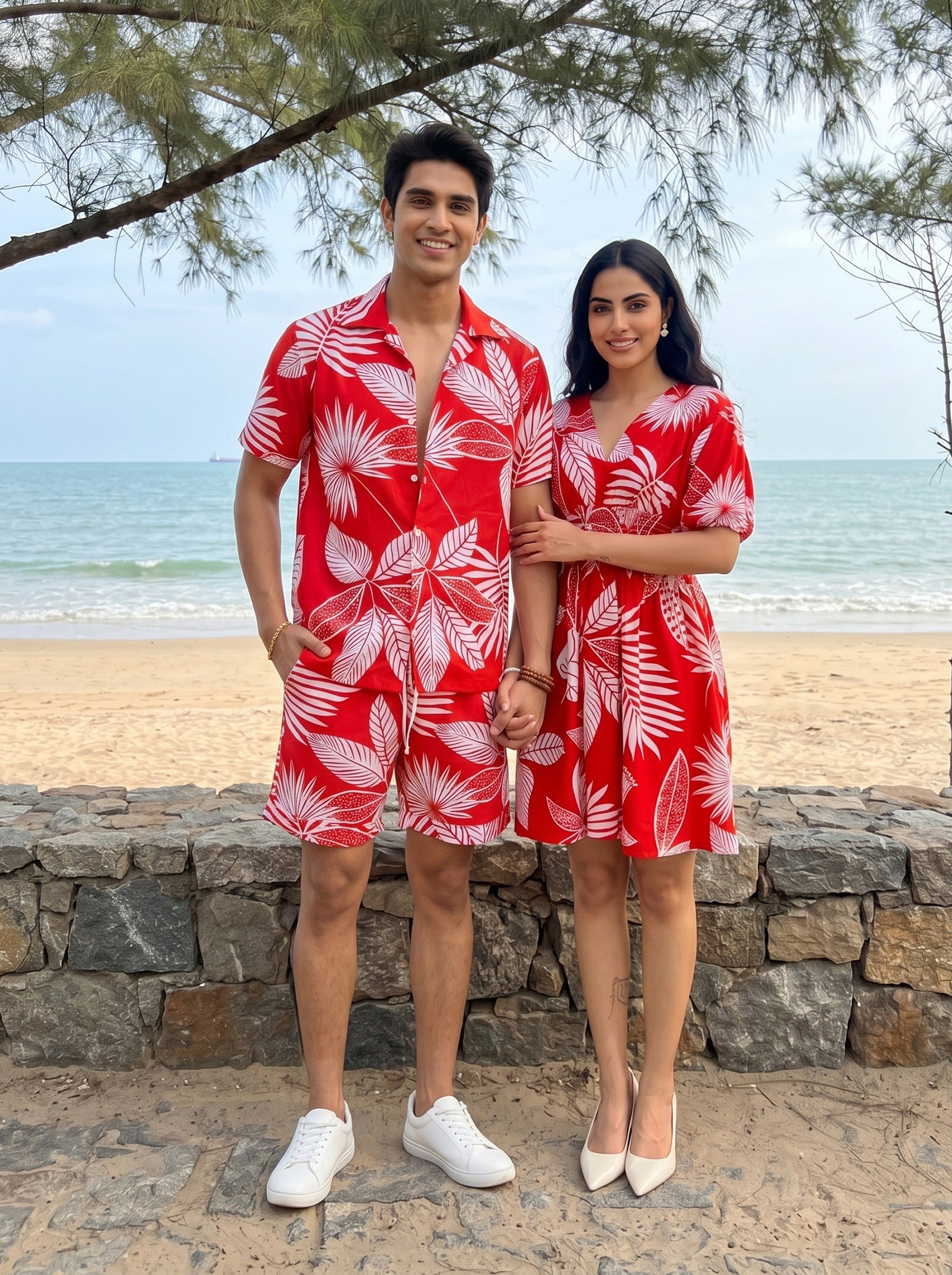 Couple Twinning Co-Ord Set – Beach & Resort Vacation Wear