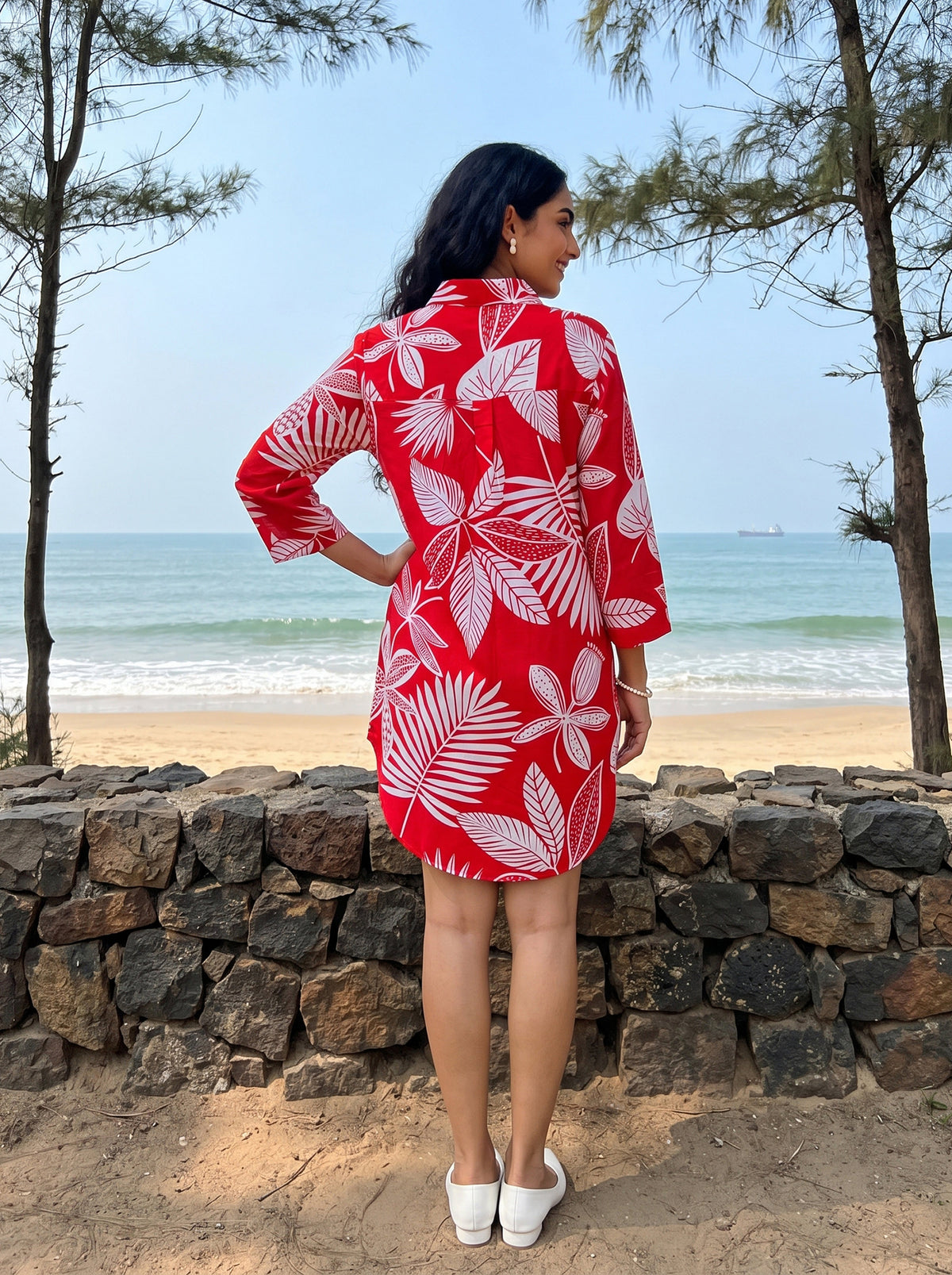 Women’s Long Shirt Dress – Resort & Vacation Wear