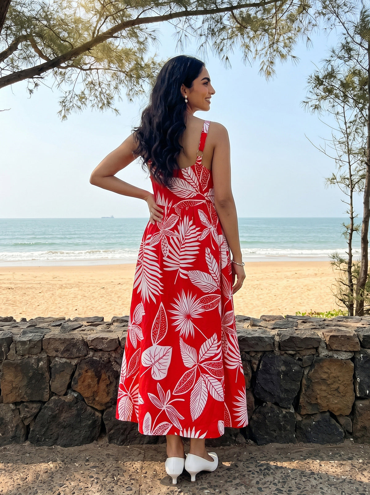 Women’s Midi Dress – Beach & Resort Vacation Outfit