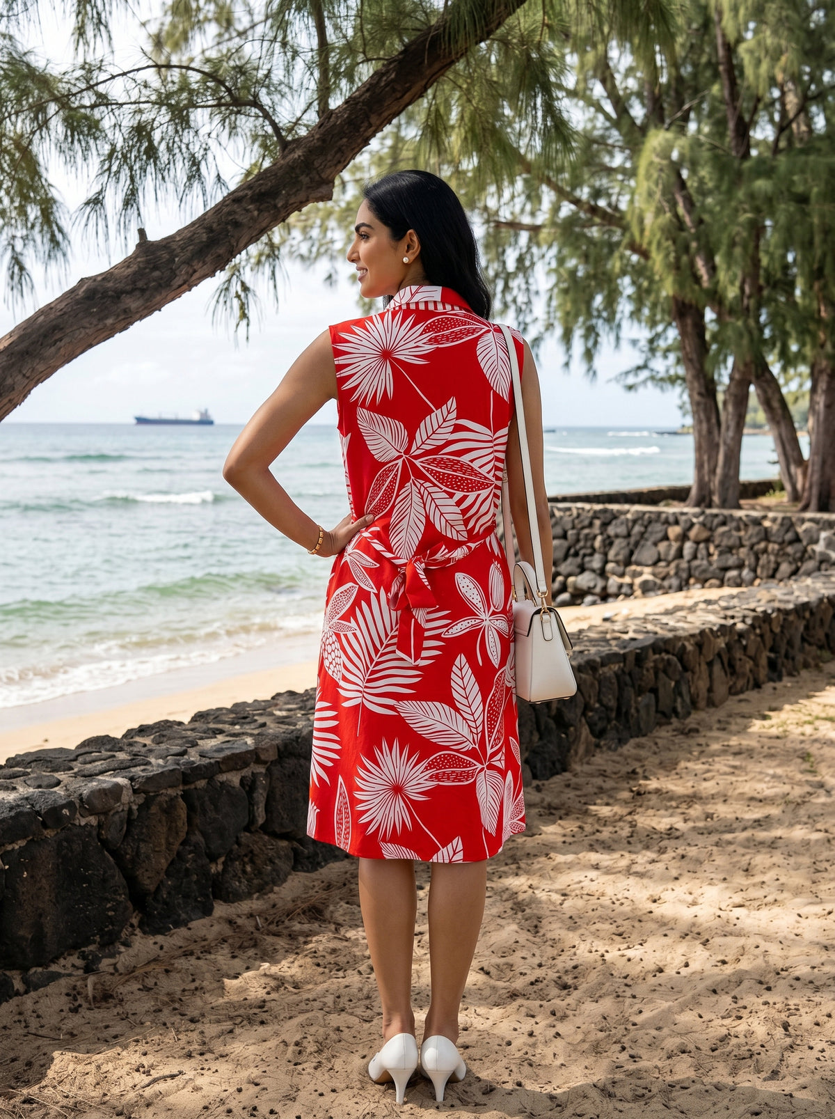 Girl’s Tropical Midi Dress – Vacation & Birthday Outfit