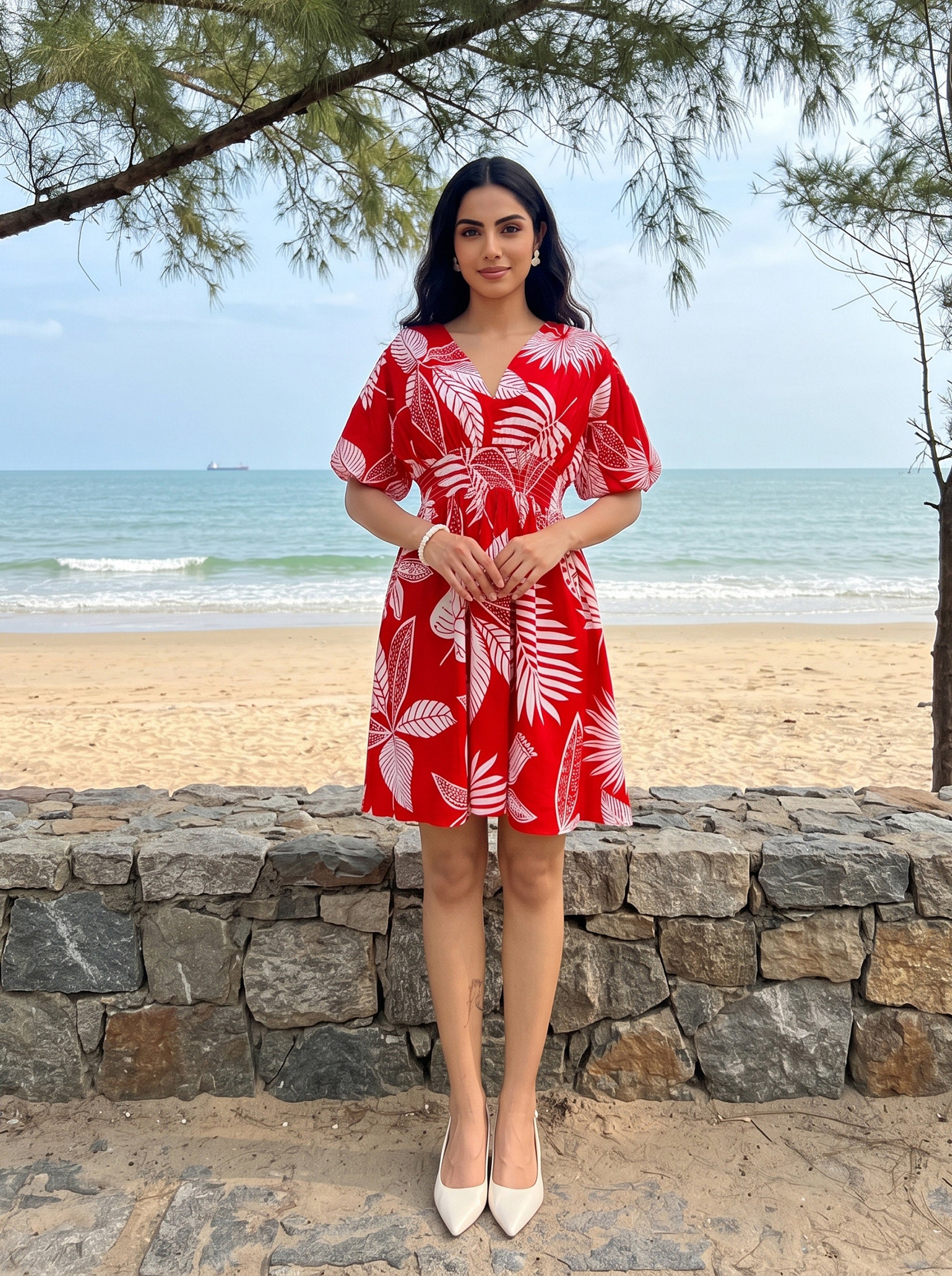 Women’s Short Resort Dress – Beach, Pool Party & Holiday Wear