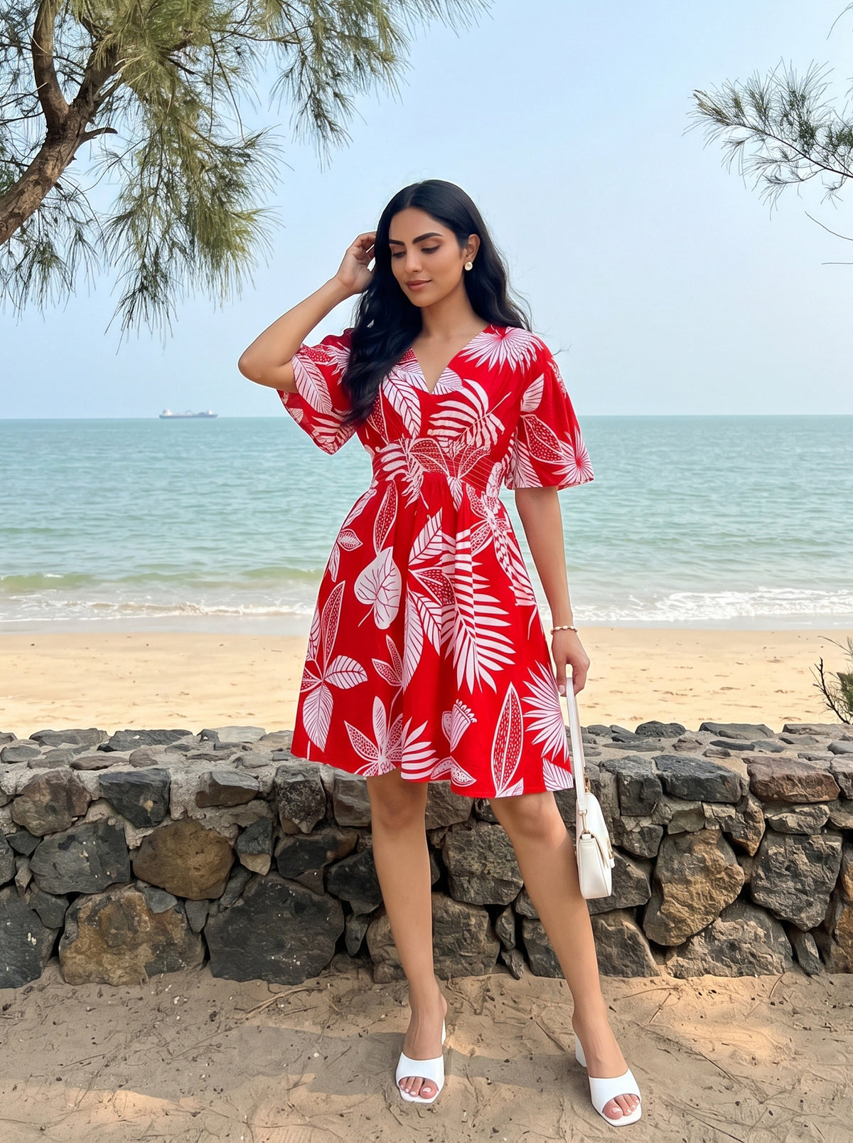 Women’s Short Resort Dress – Beach, Pool Party & Holiday Wear