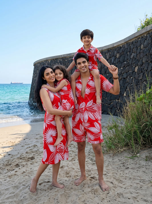 Family Matching Outfits – Beach Vacation & Resort Wear