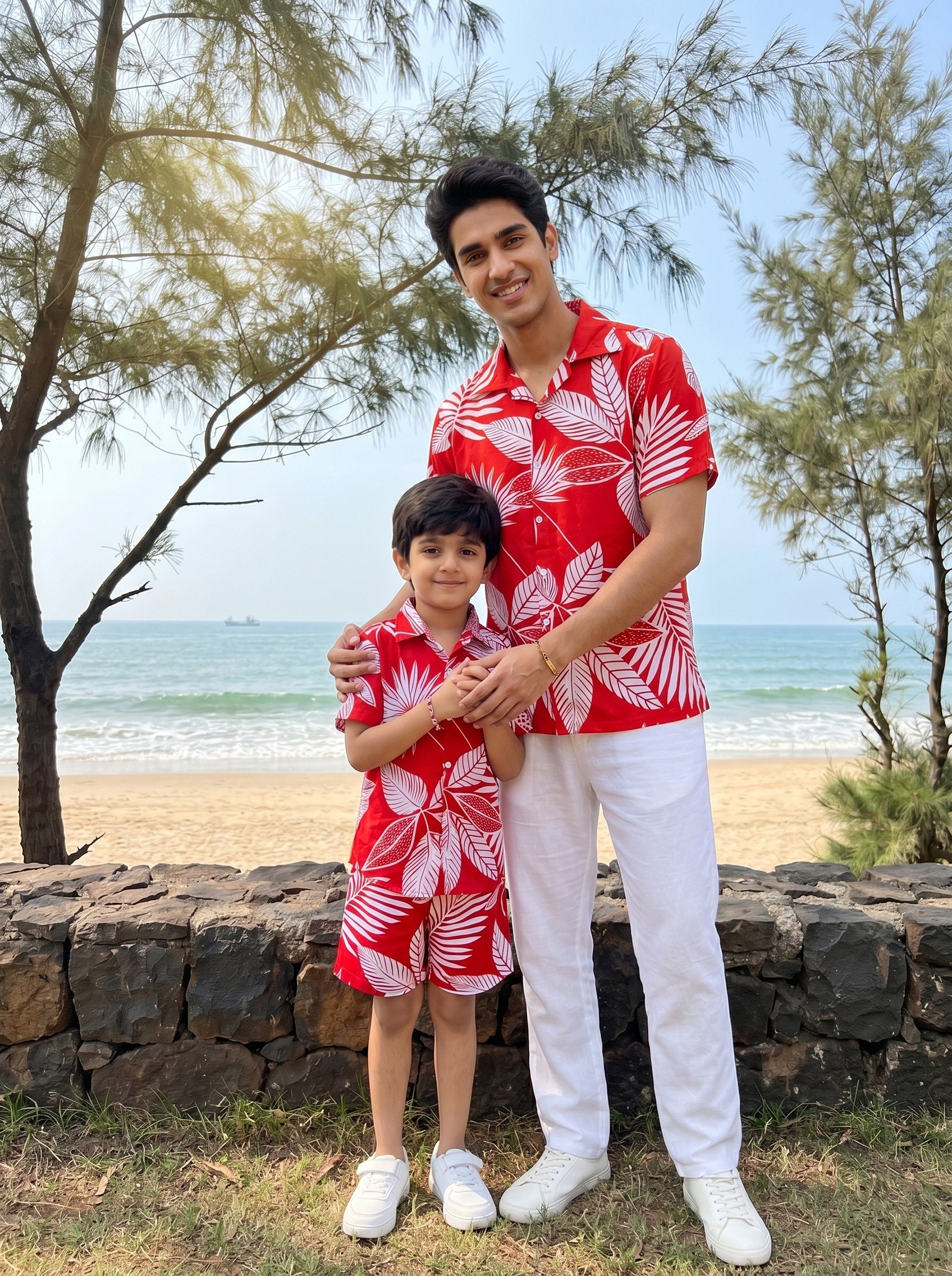 Father & Son Matching Co-Ord Sets – Family Vacation Wear