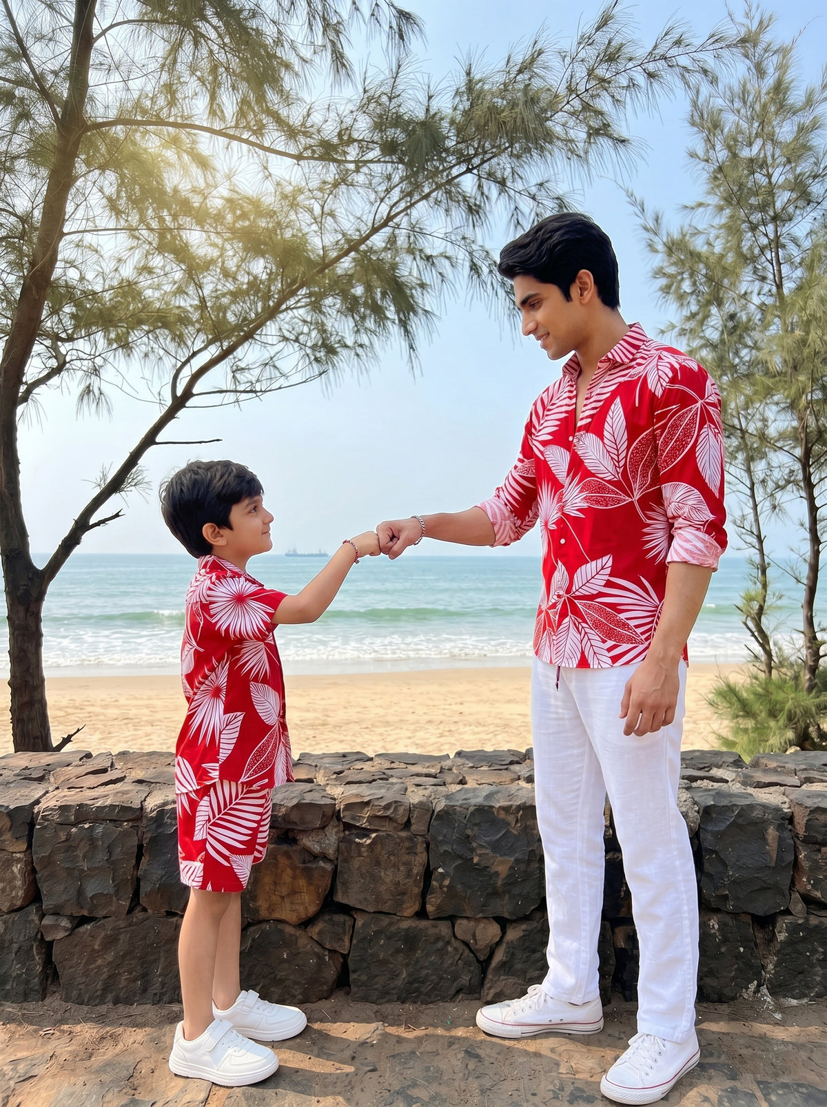 Father & Son Matching Co-Ord Sets – Family Vacation Wear