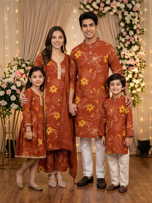 Family Matching Outfits – Cotton Ethnic Collection