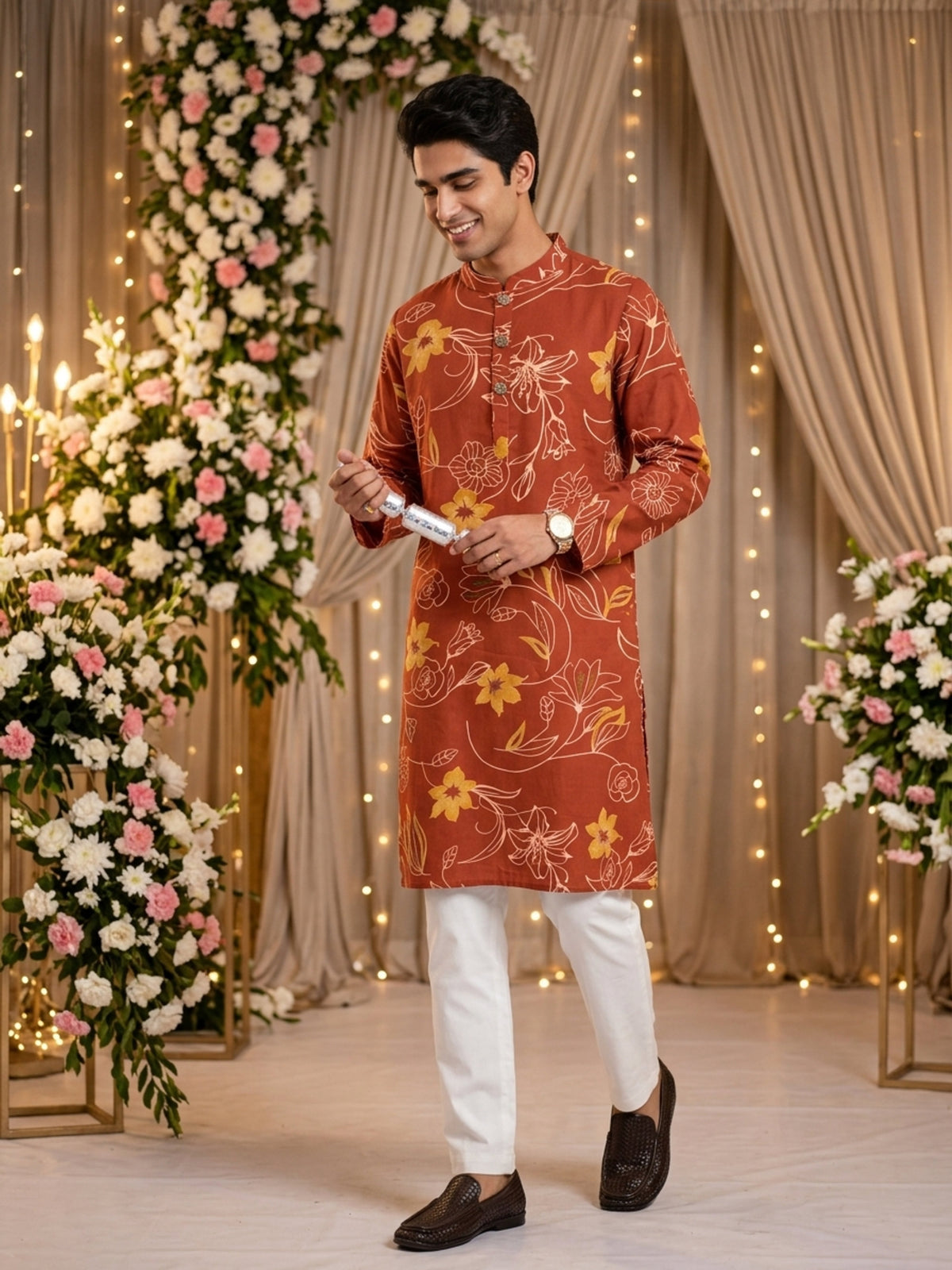 Men’s Cotton Kurta – Traditional Festive Wear