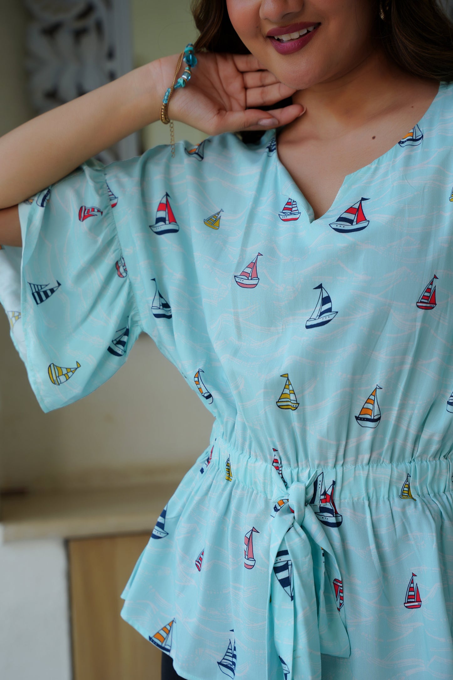 Women Top – Elegant Resort Wear for Honeymoon and Dinner