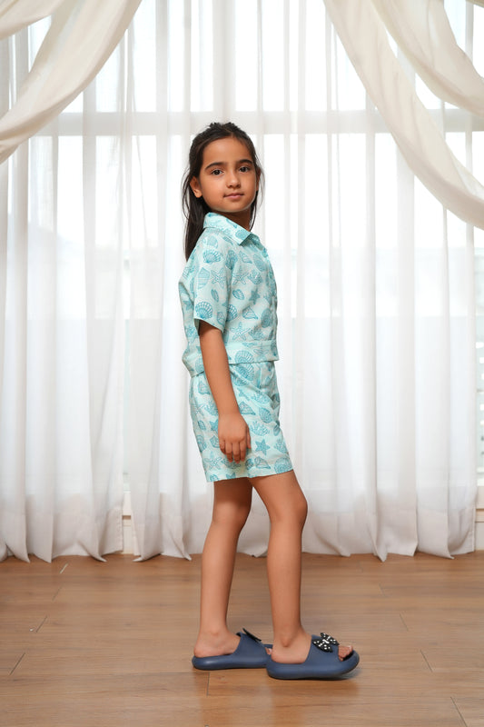 Girls' Tropical Co-Ord Set – Matching Summer Outfit for Holidays