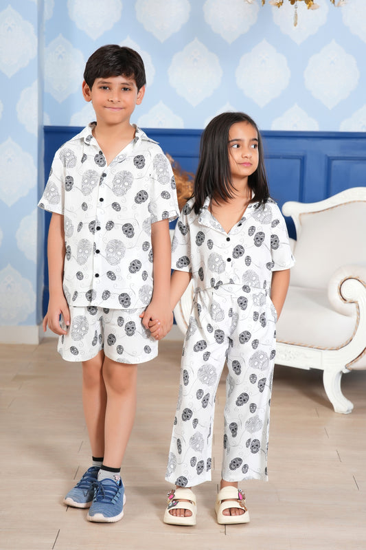 Twinning Kids' Matching Outfits – Tropical Play & Travel Set