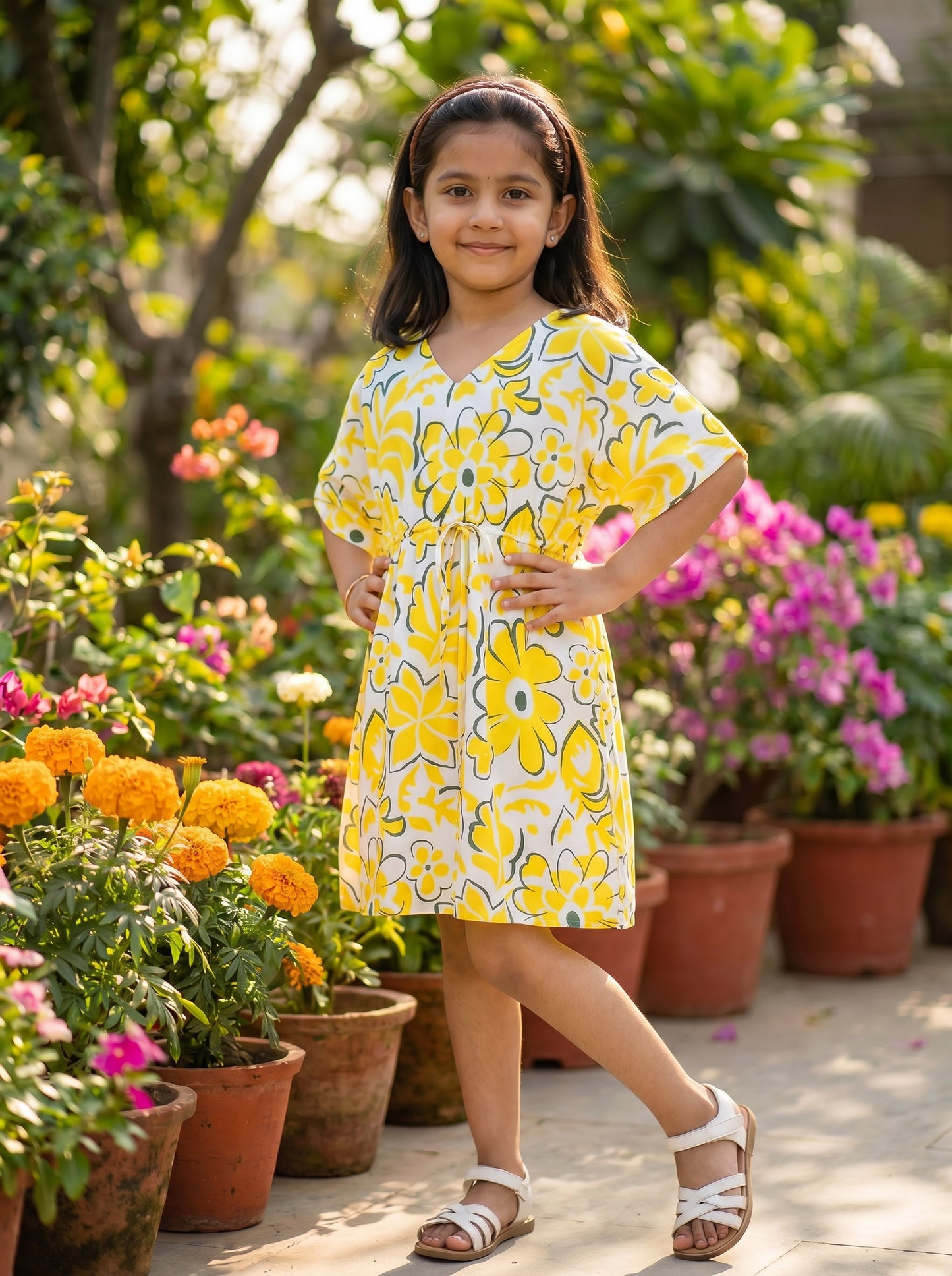 Girls Beach Dress – Vacation Pool Party Birthday Resort Holiday & Summer Travel Outfit