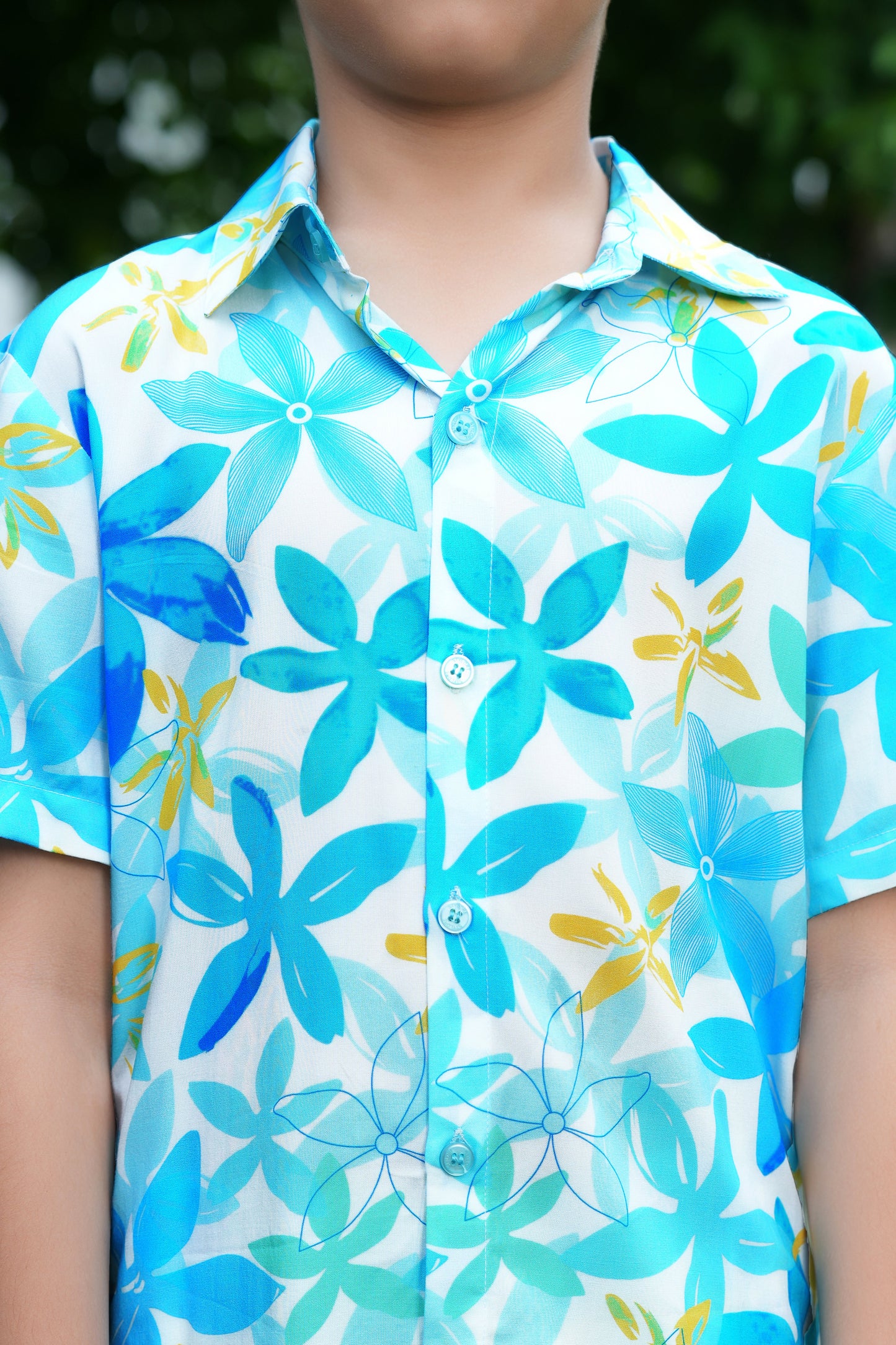 Boys Beach Co Ord Set – Shirt and Shorts Vacation Outfit