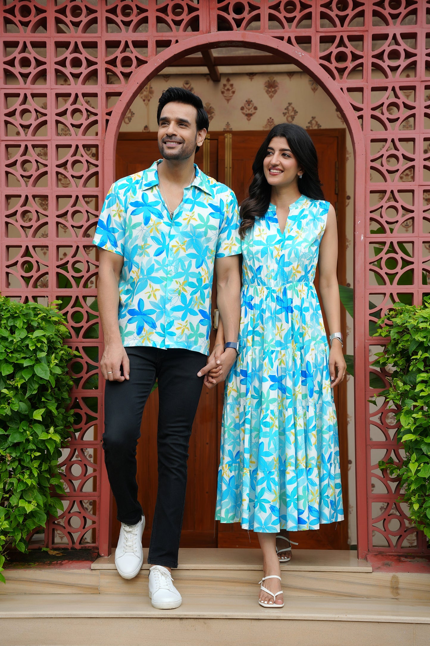 Couple Beach Outfit – Shirt and Dress for Resort Dates