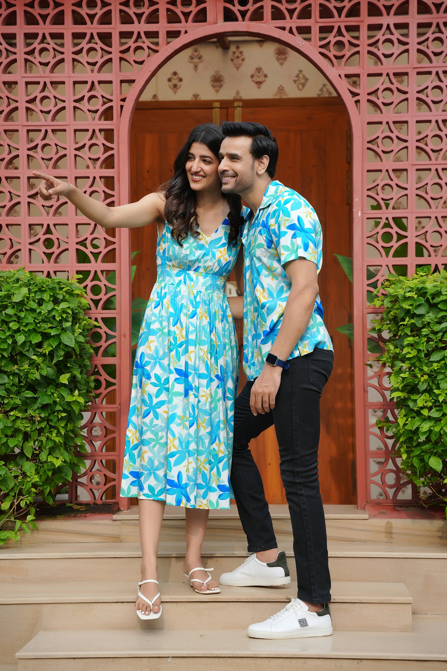 Couple Matching Dress Set – Vacation Dinner and Getaway Outfit