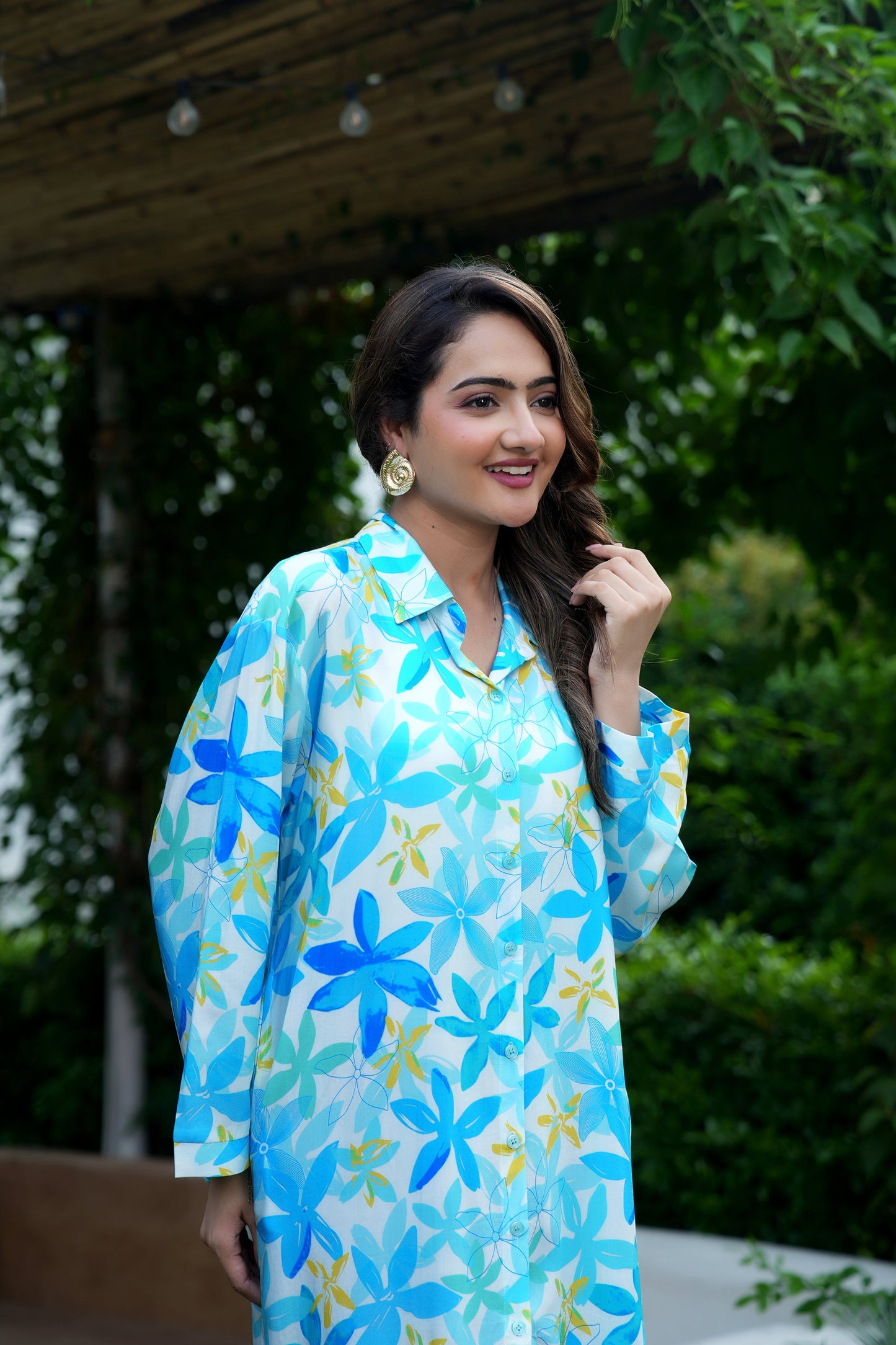 Womens Long Shirt Dress – Beach Dinner and Vacation Wear