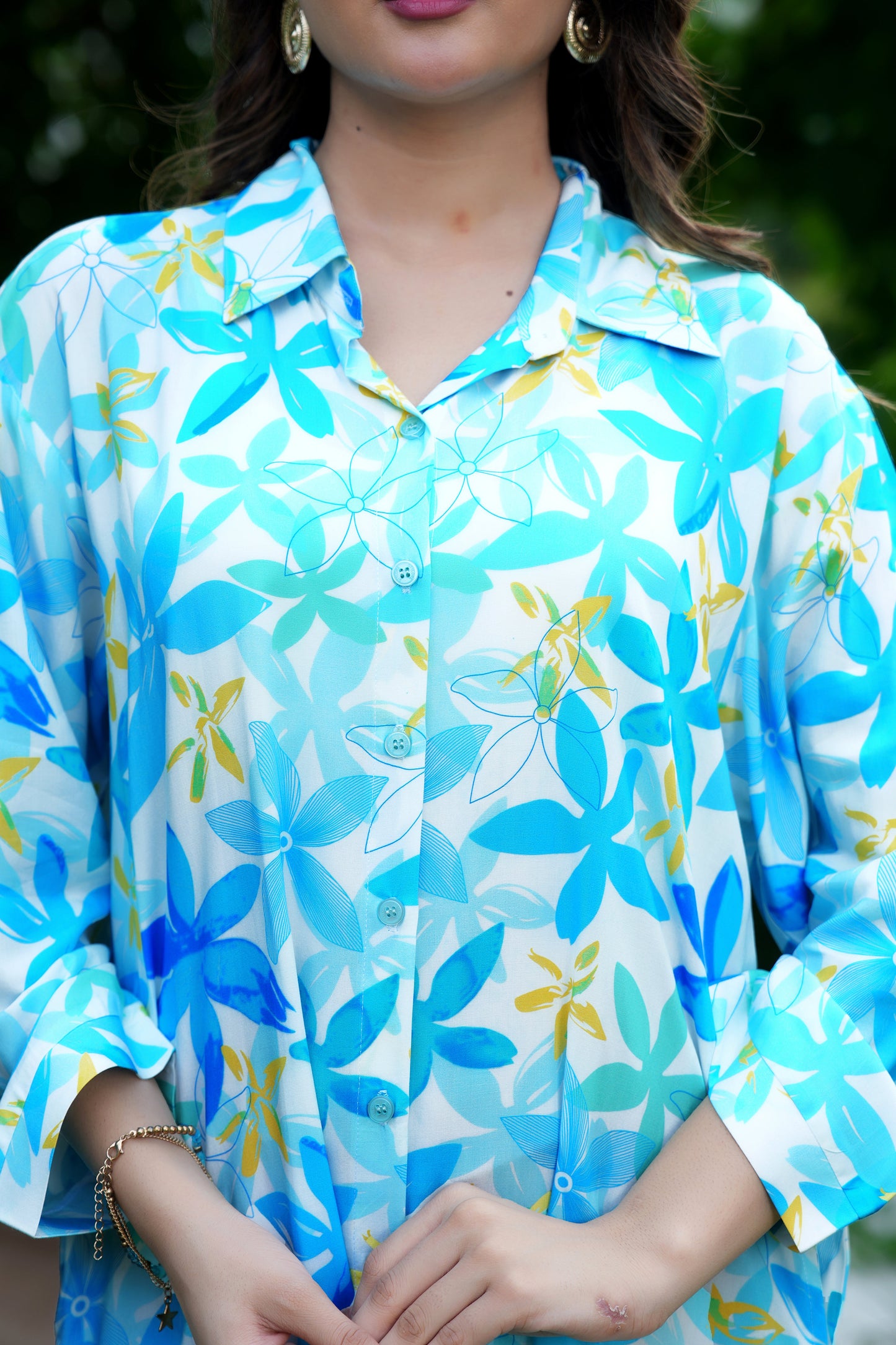 Womens Long Shirt Dress – Beach Dinner and Vacation Wear