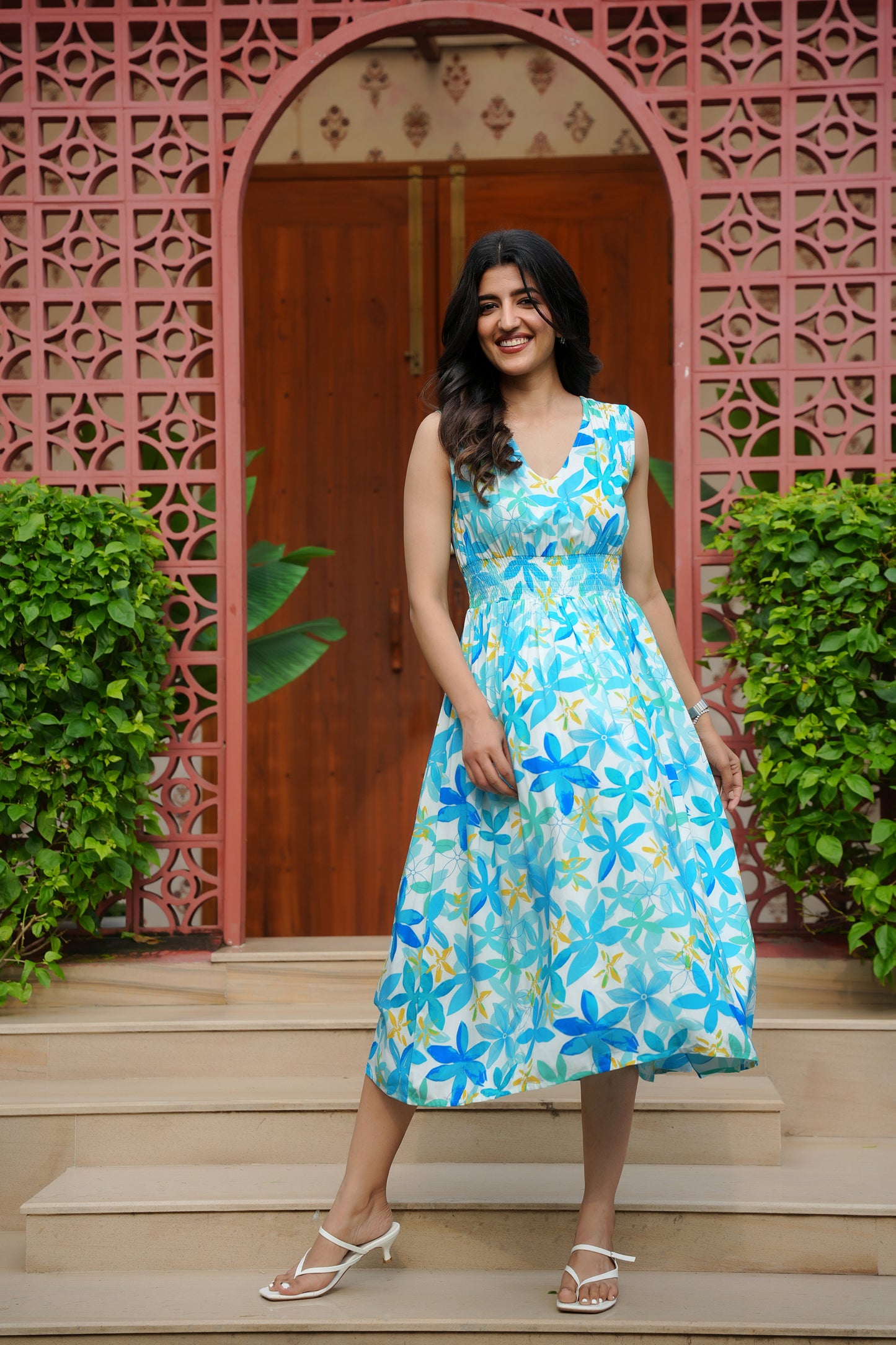 Girls Sleeveless Beach Dress – Vacation and Birthday Outfit